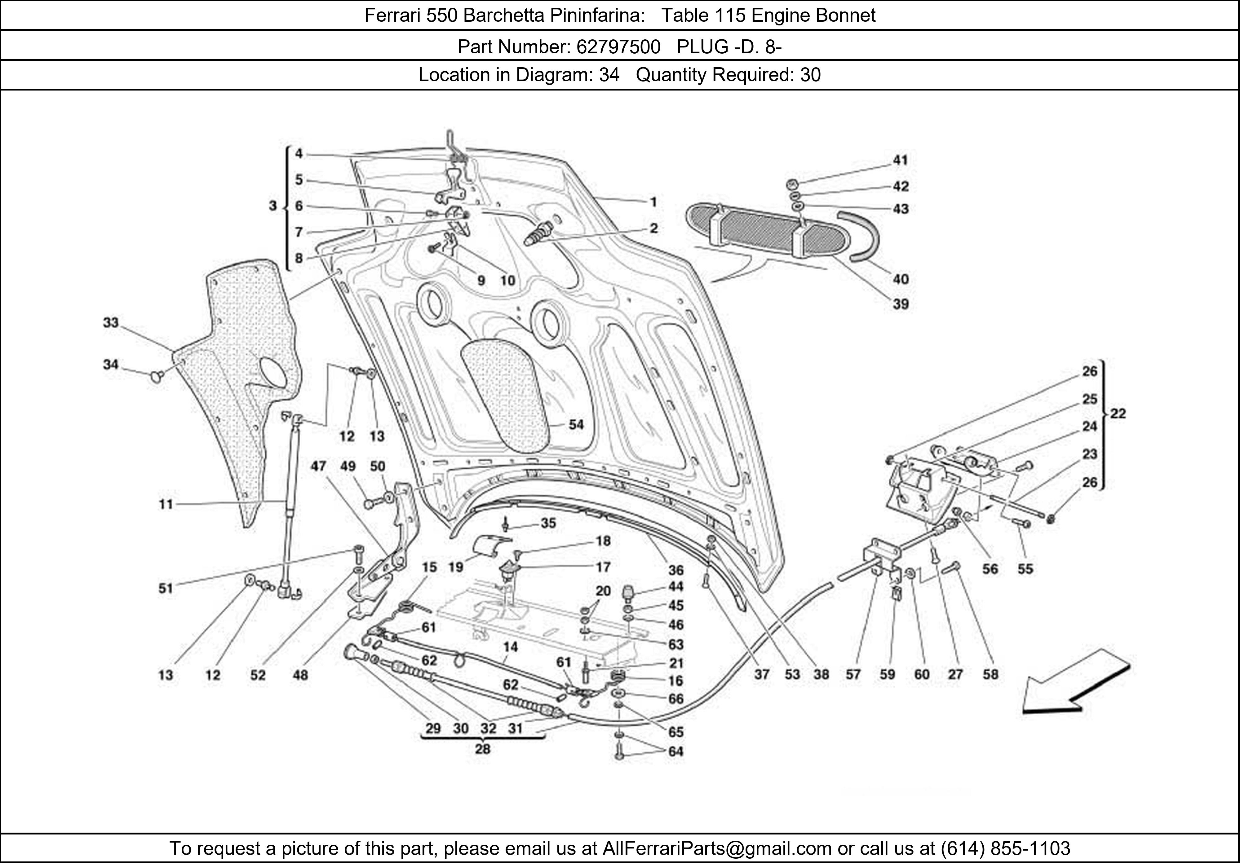 Ferrari Part 62797500