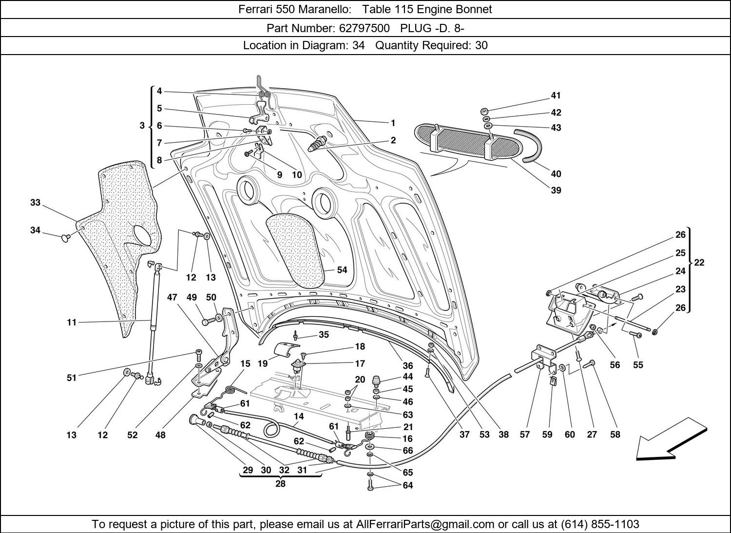 Ferrari Part 62797500