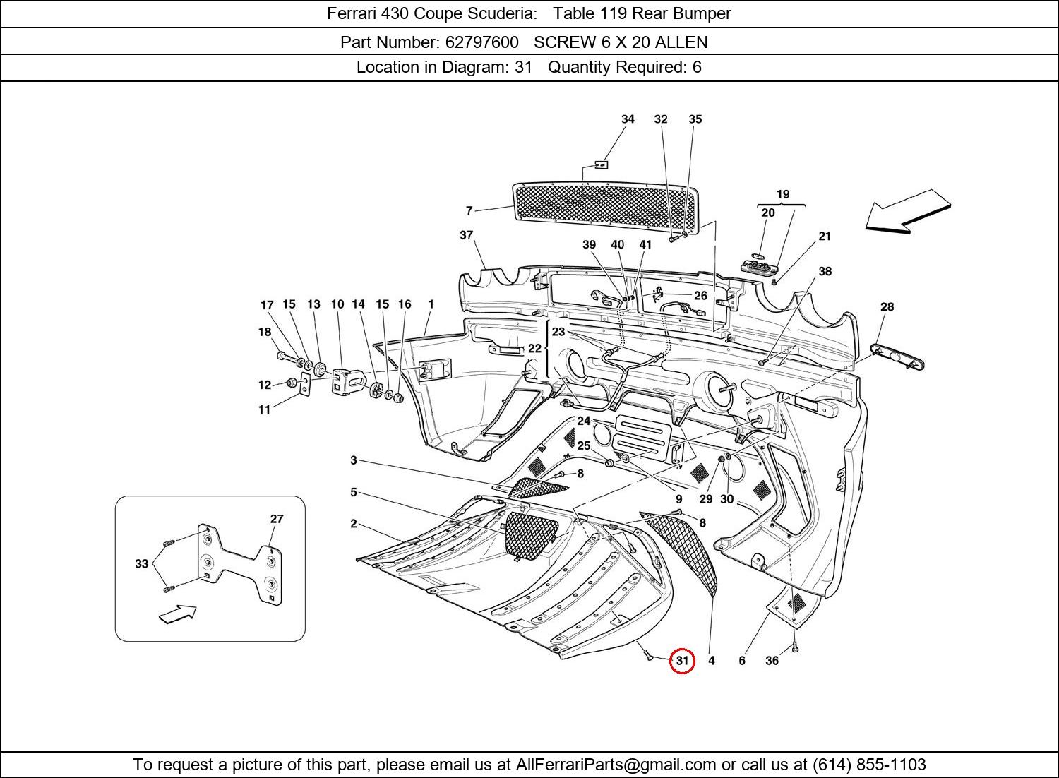 Ferrari Part 62797600