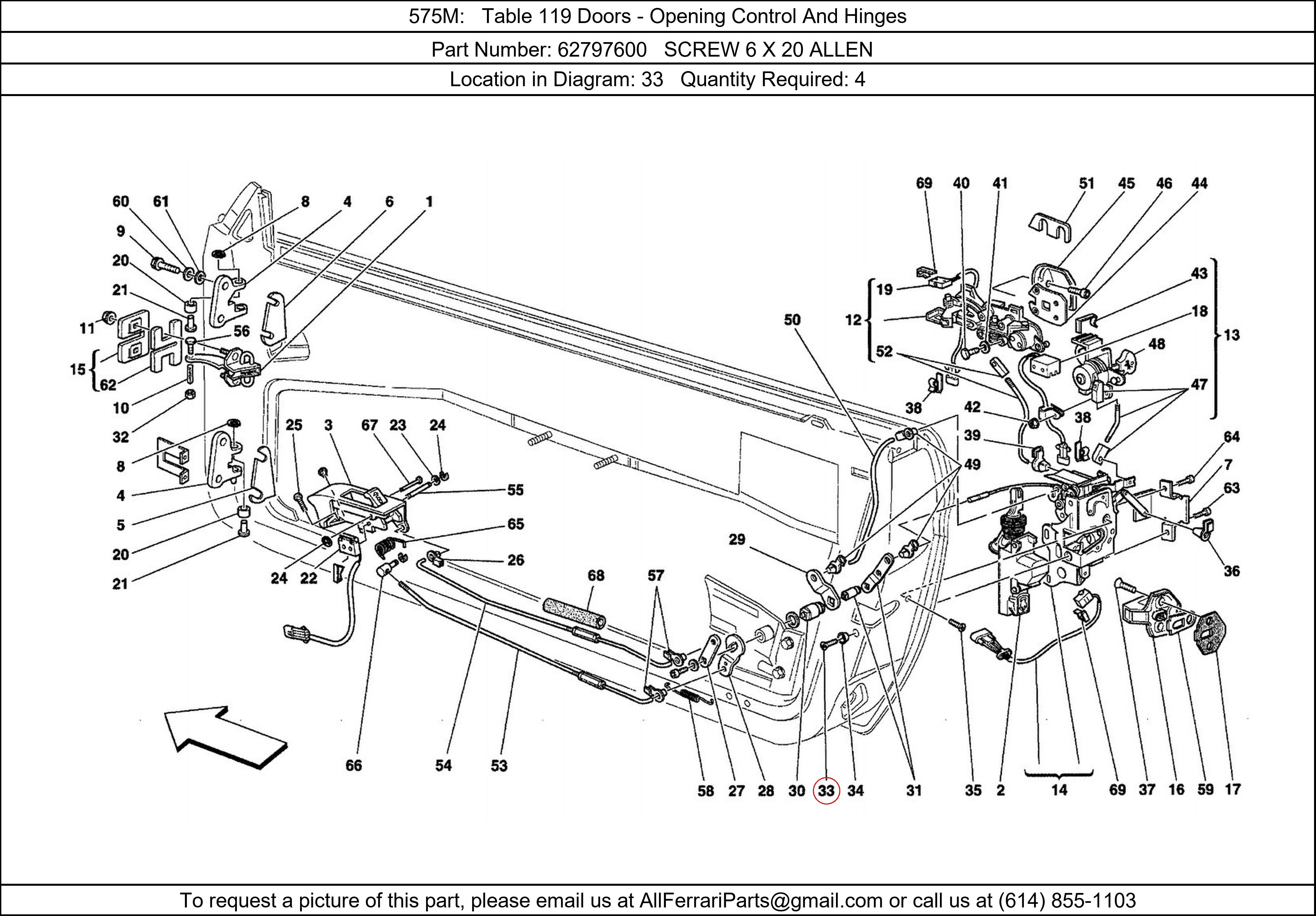 Ferrari Part 62797600