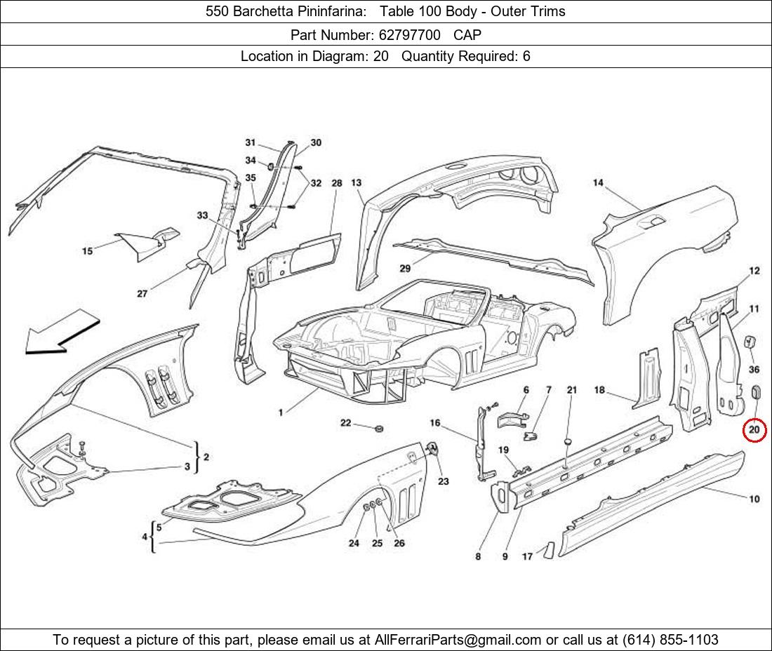 Ferrari Part 62797700