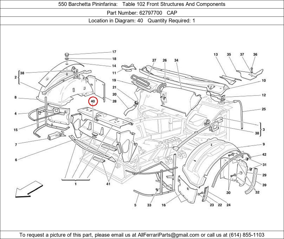 Ferrari Part 62797700