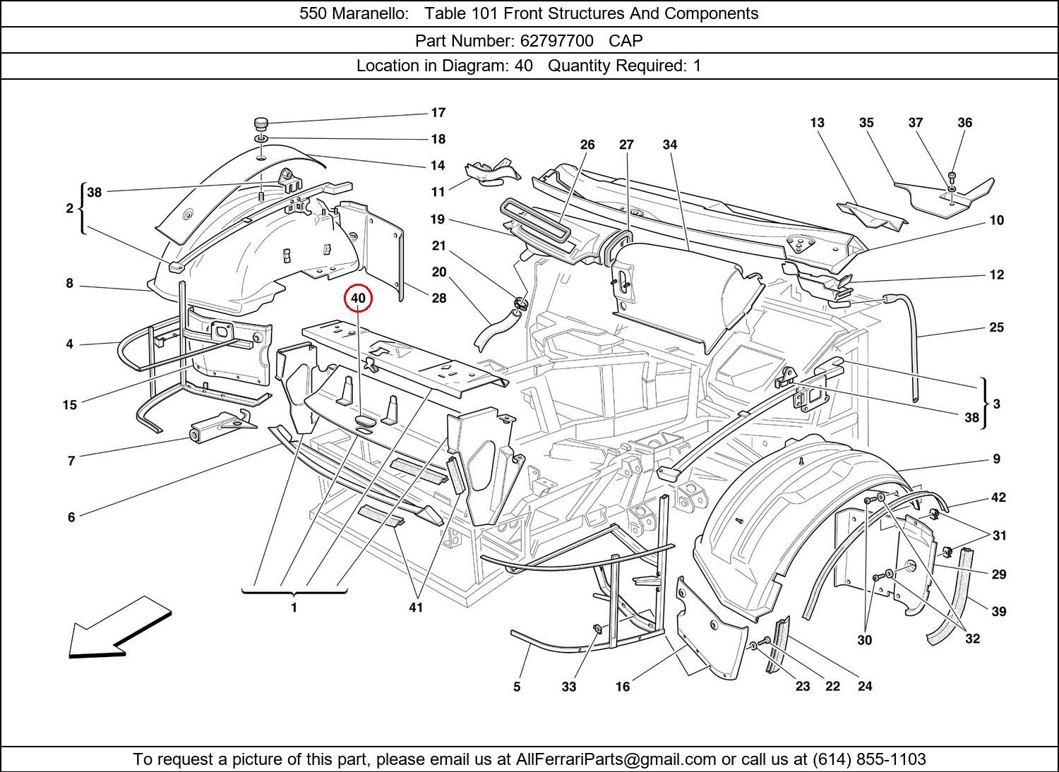 Ferrari Part 62797700