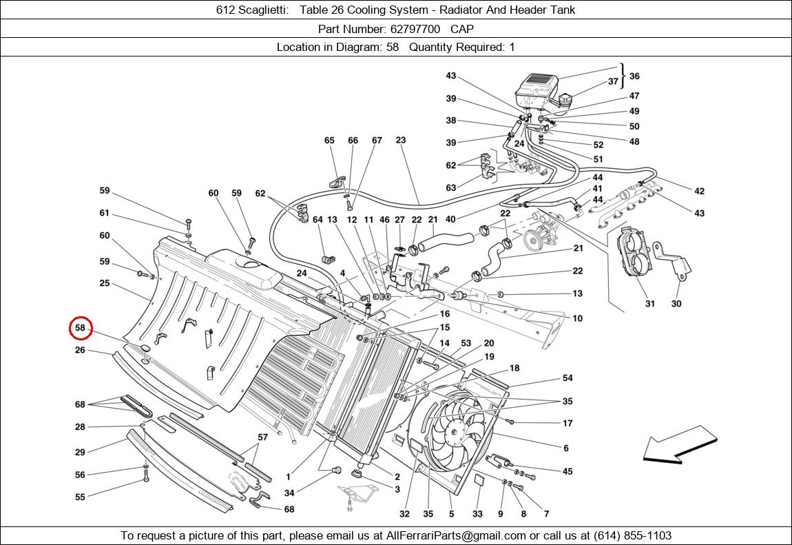 Ferrari Part 62797700