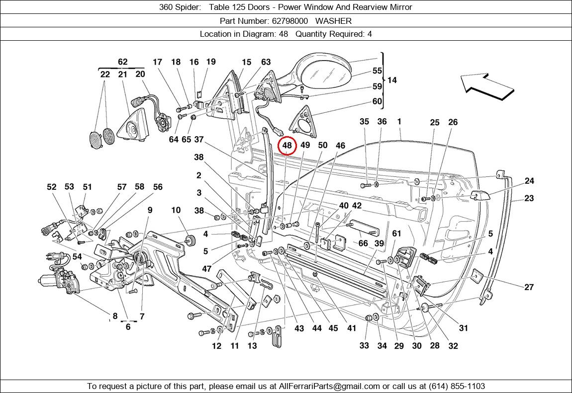 Ferrari Part 62798000