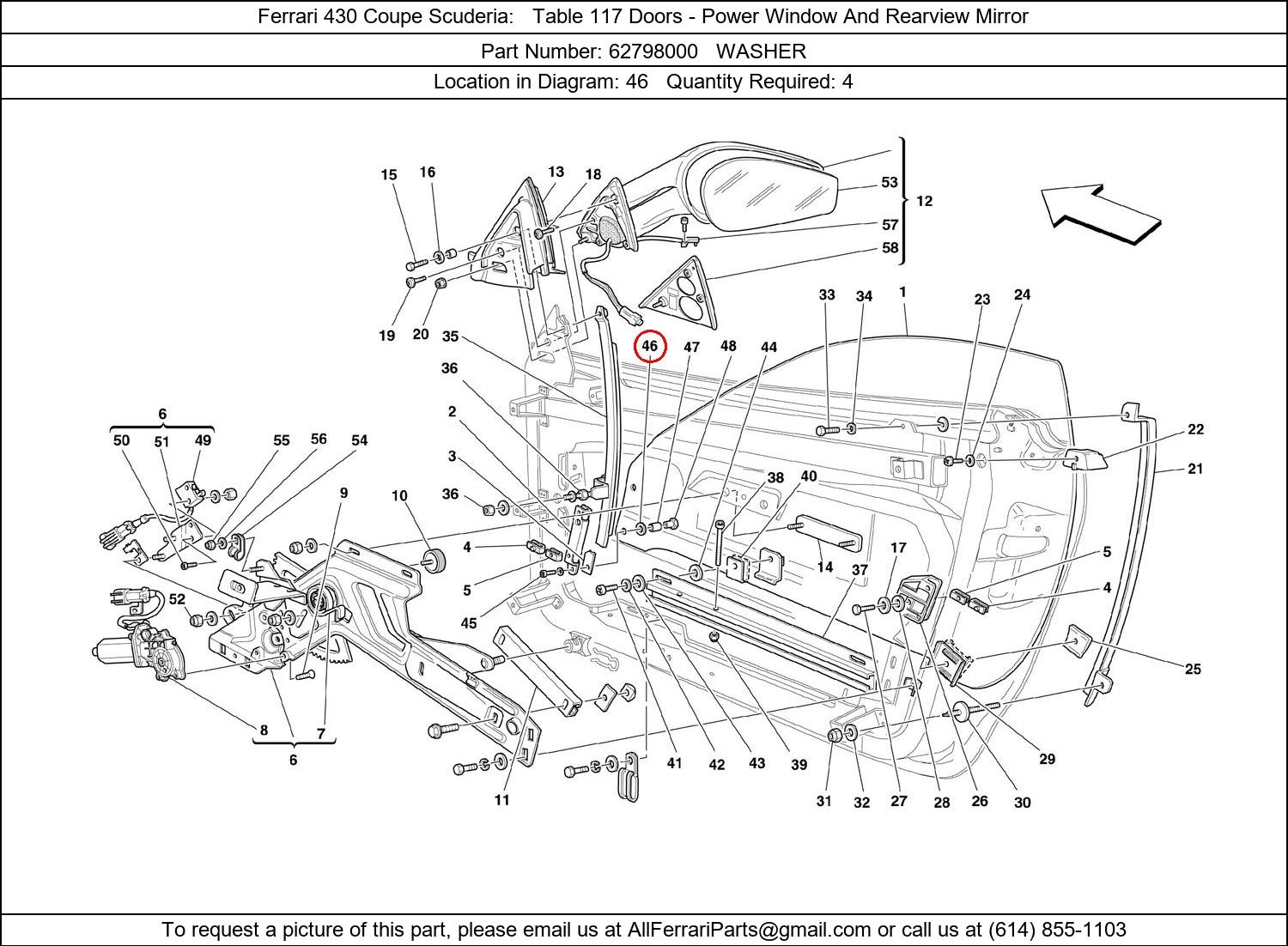 Ferrari Part 62798000