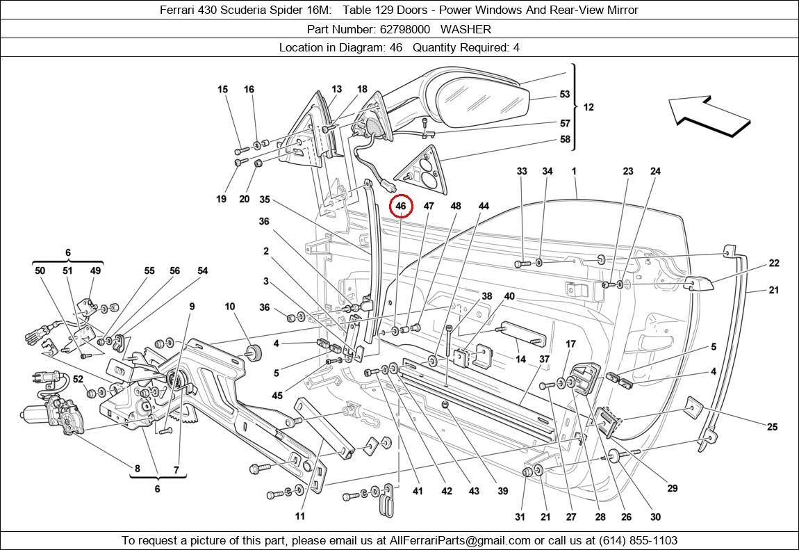 Ferrari Part 62798000