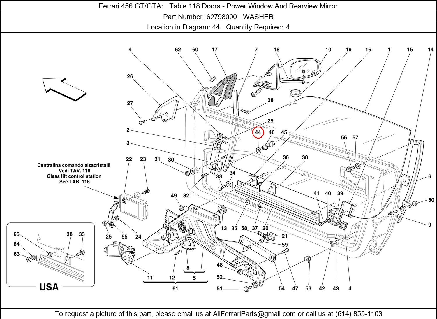 Ferrari Part 62798000