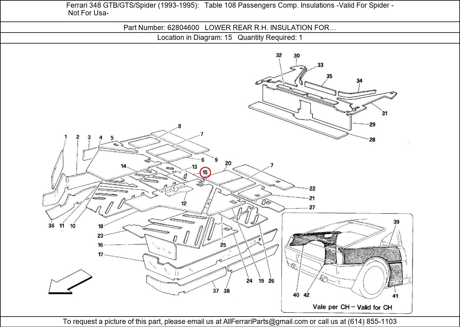 Ferrari Part 62804600