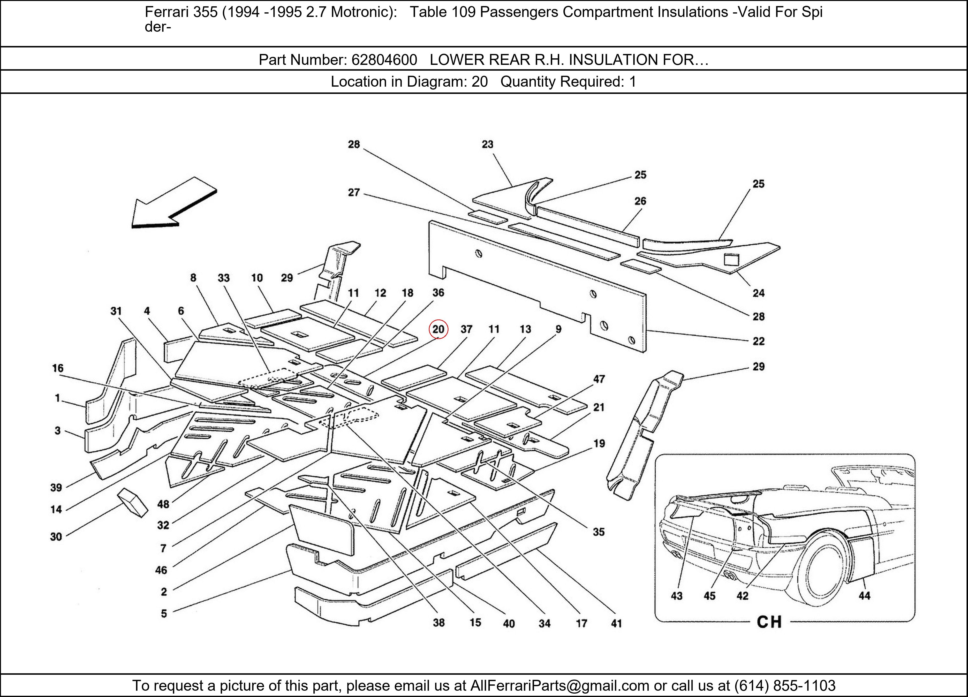 Ferrari Part 62804600