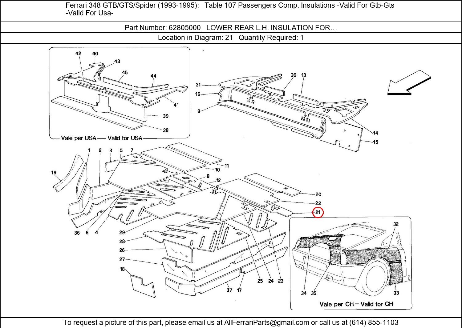 Ferrari Part 62805000