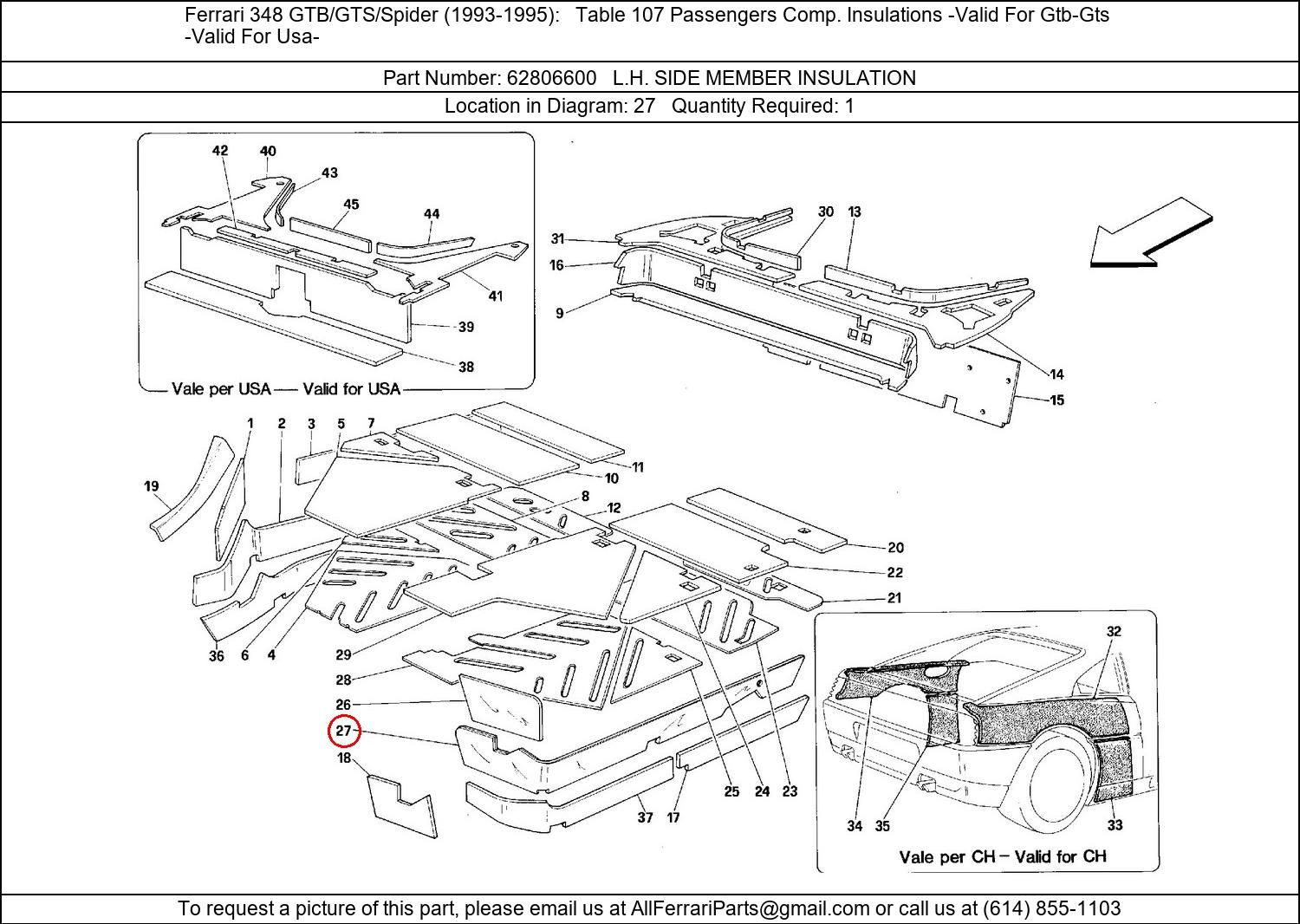 Ferrari Part 62806600