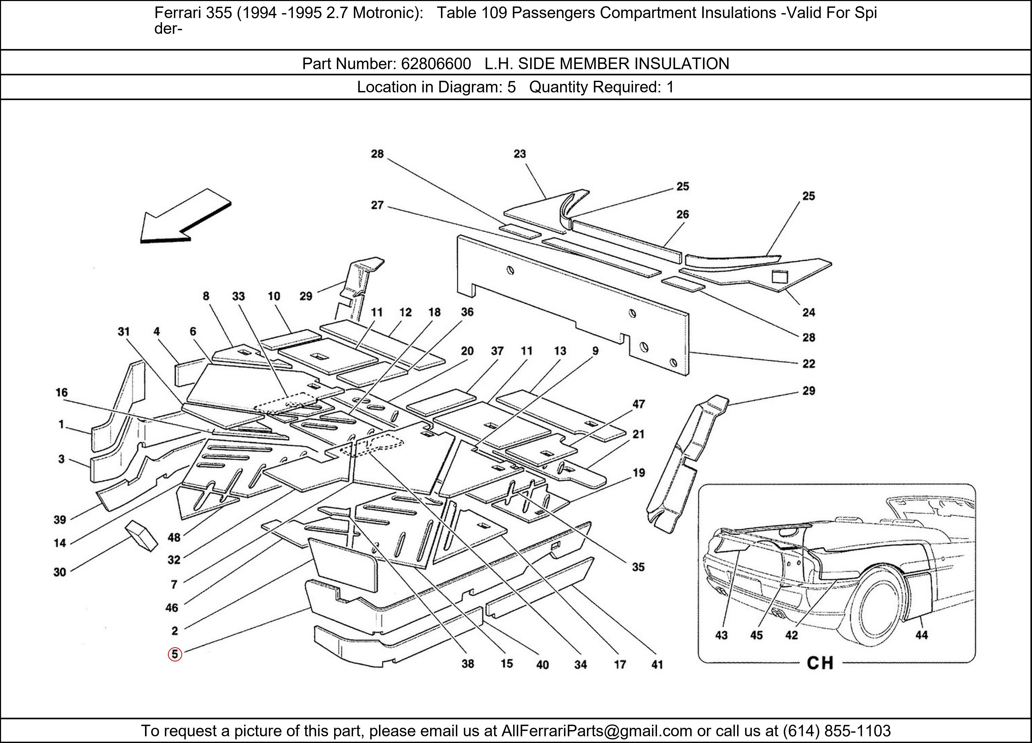 Ferrari Part 62806600