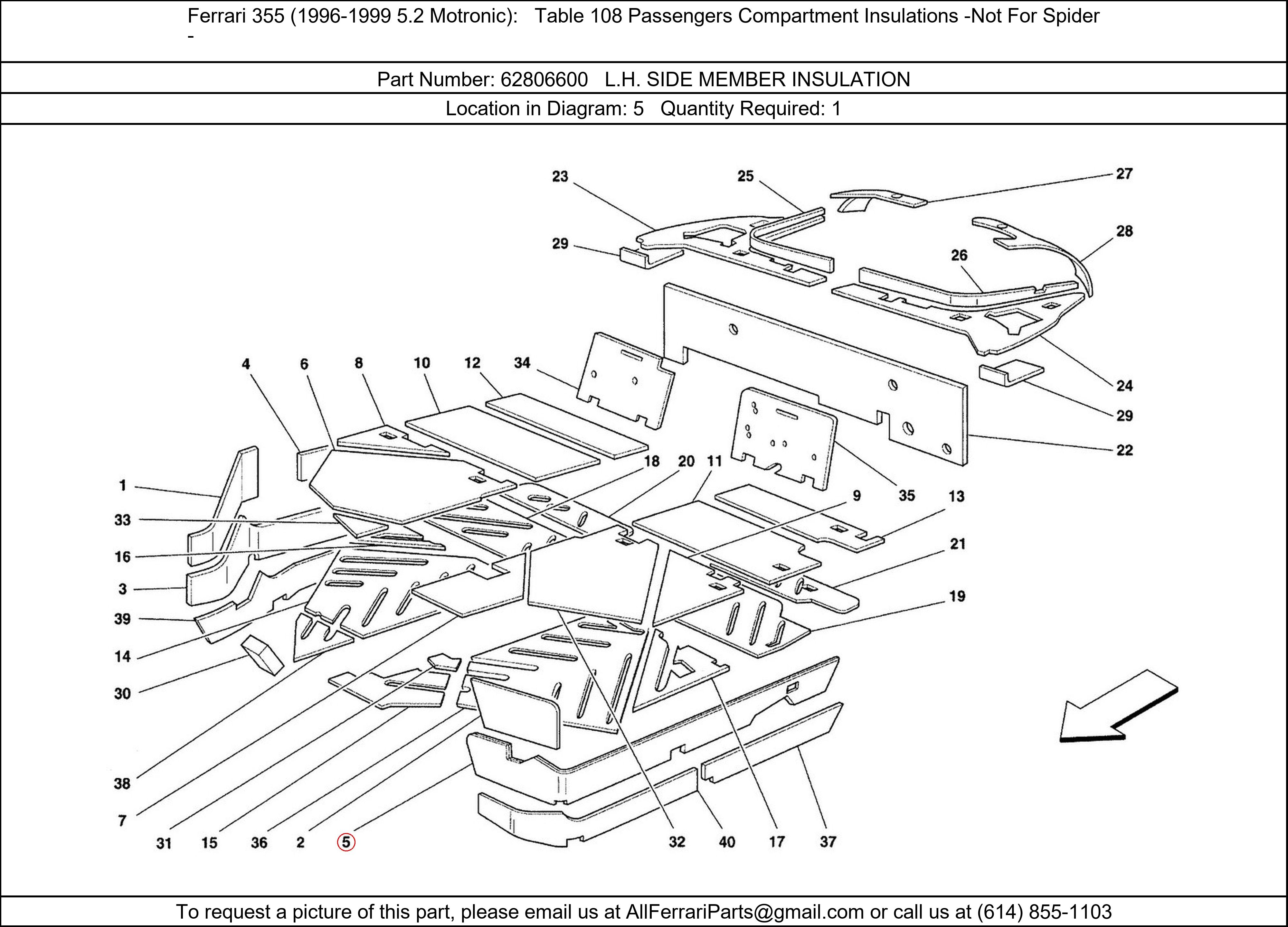 Ferrari Part 62806600