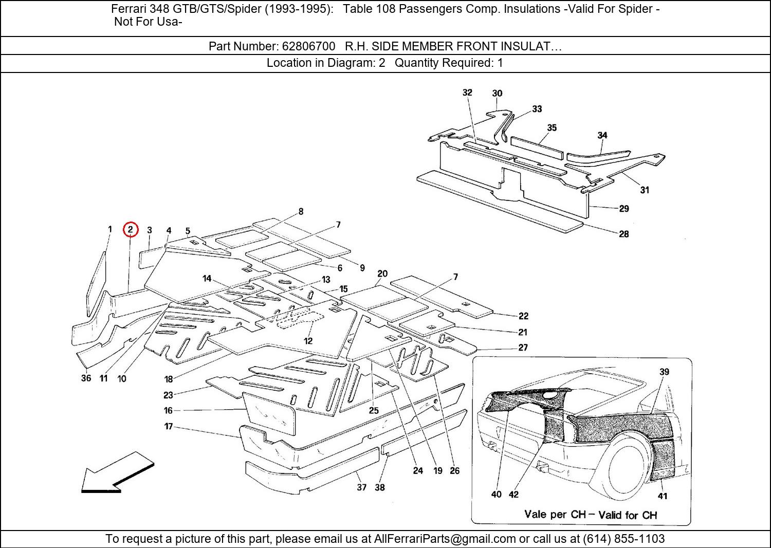 Ferrari Part 62806700