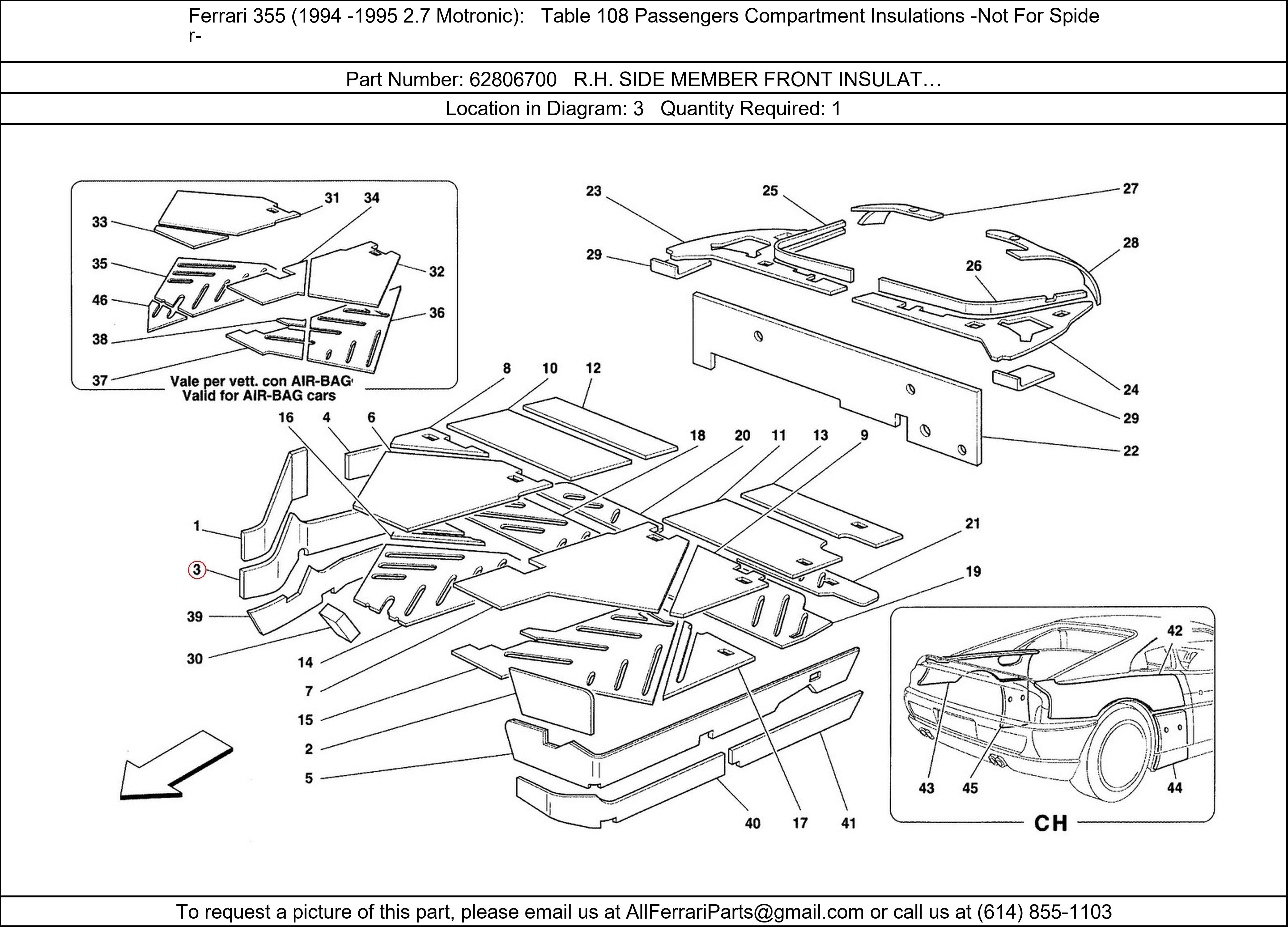 Ferrari Part 62806700