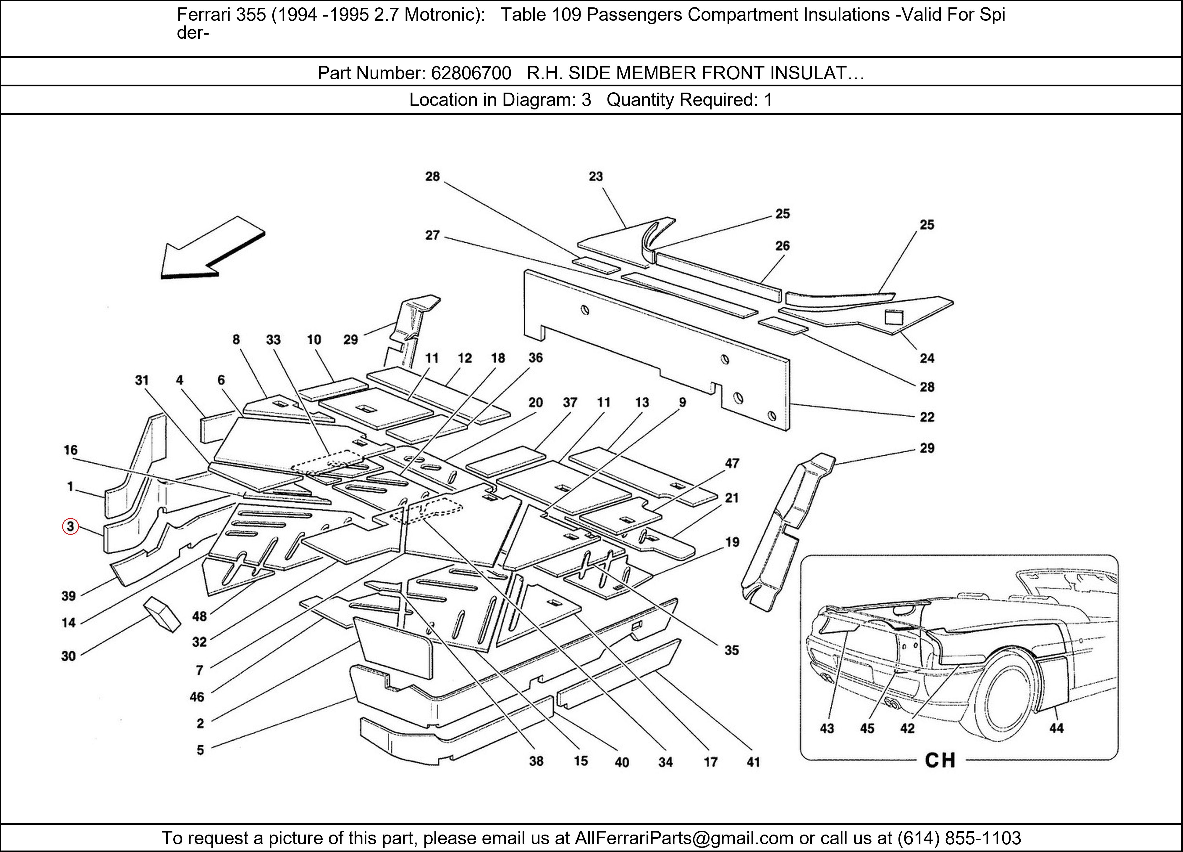 Ferrari Part 62806700