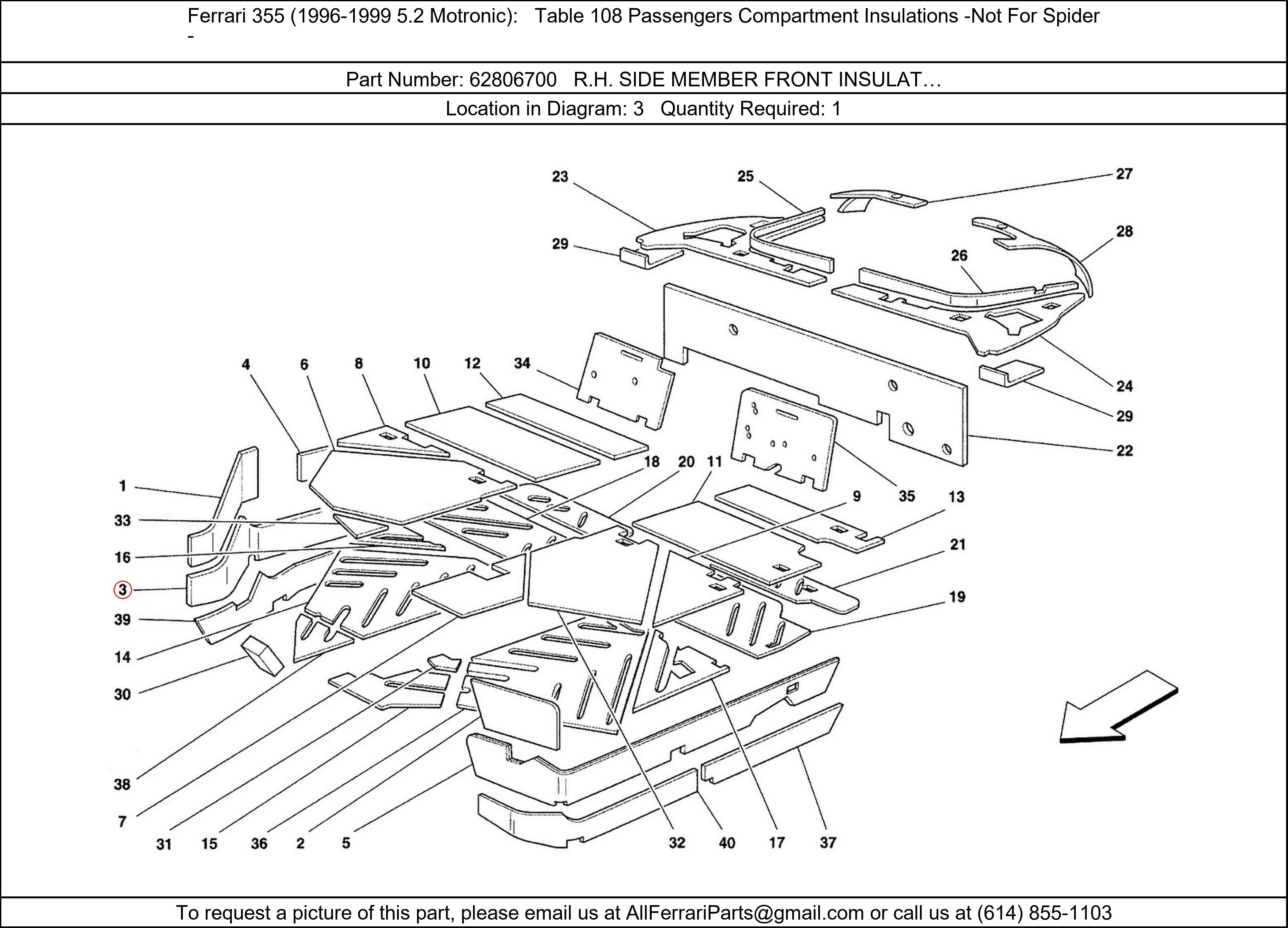 Ferrari Part 62806700