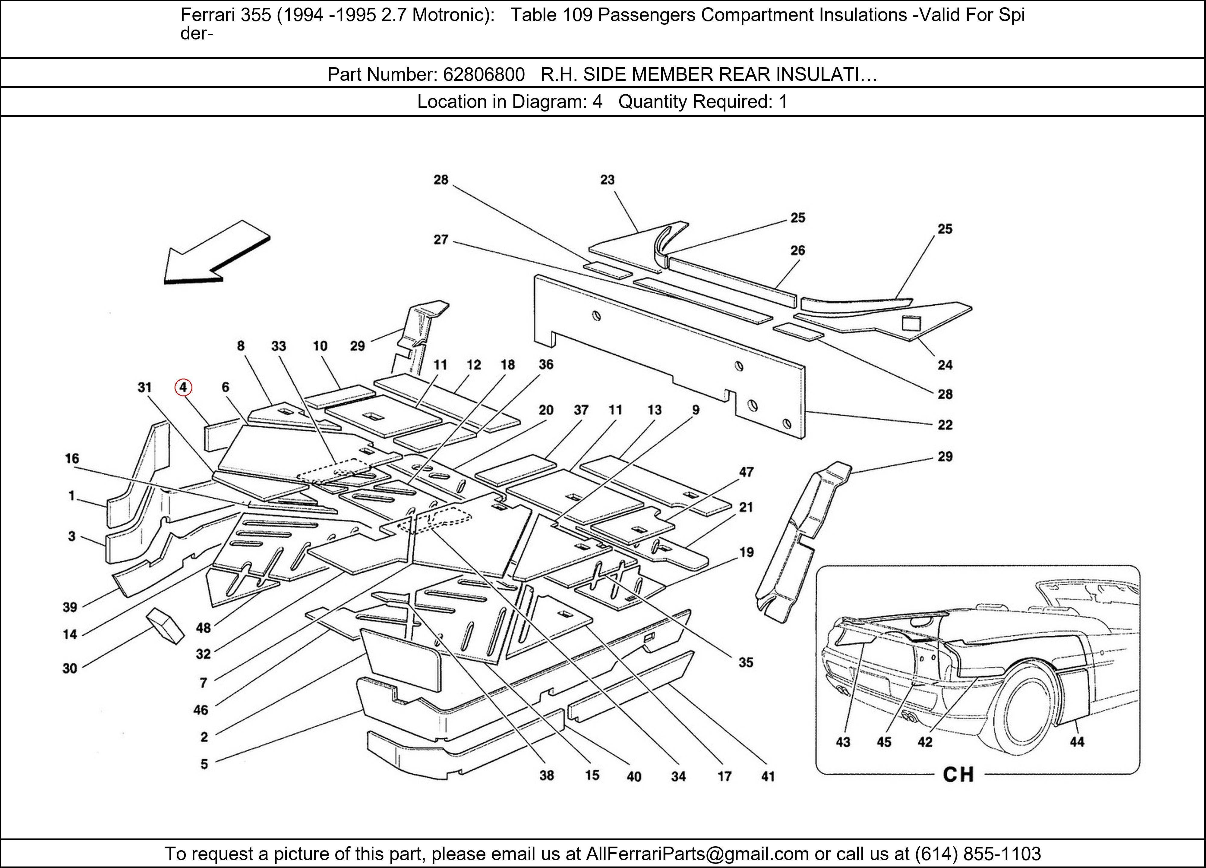 Ferrari Part 62806800