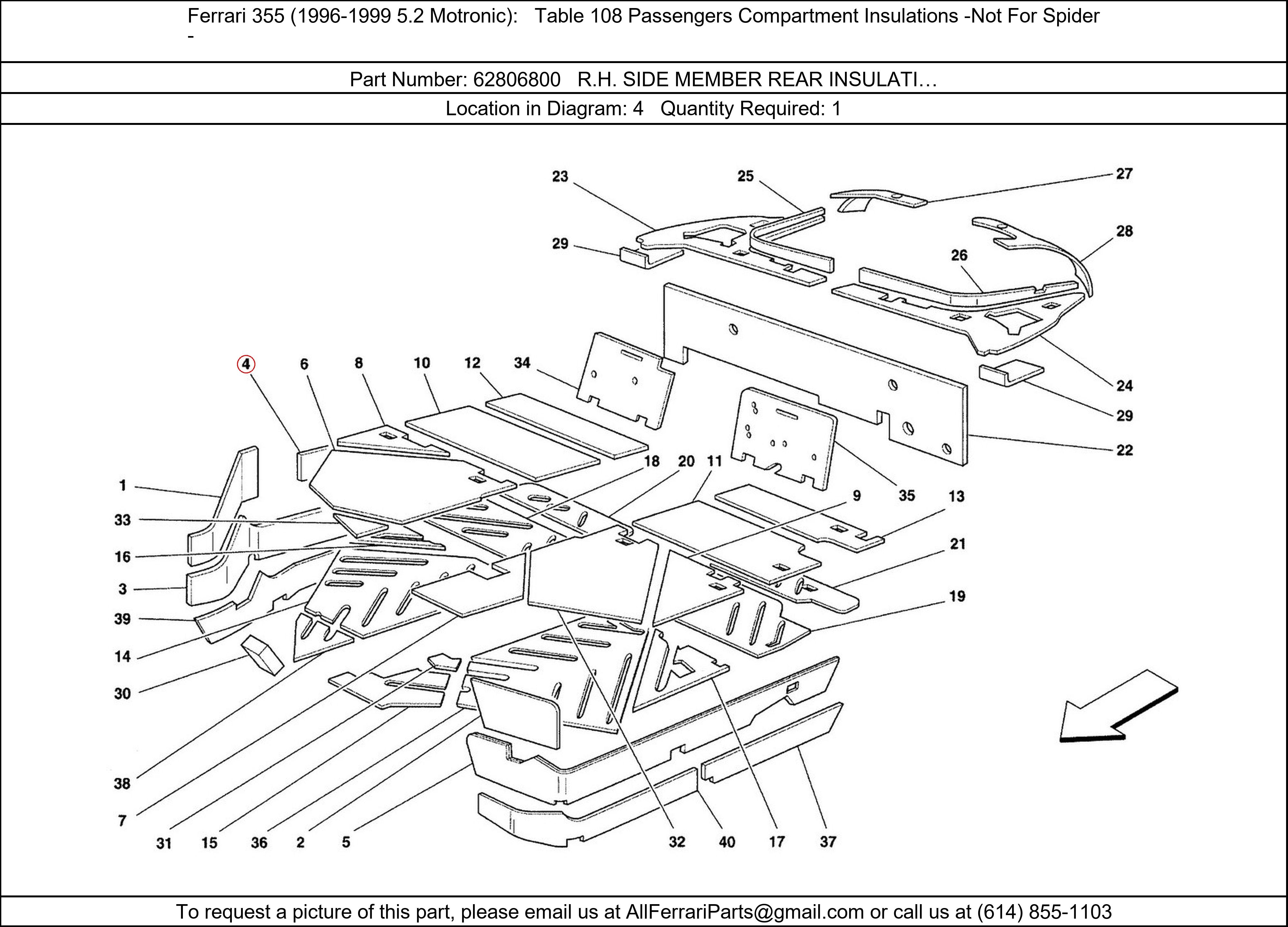 Ferrari Part 62806800