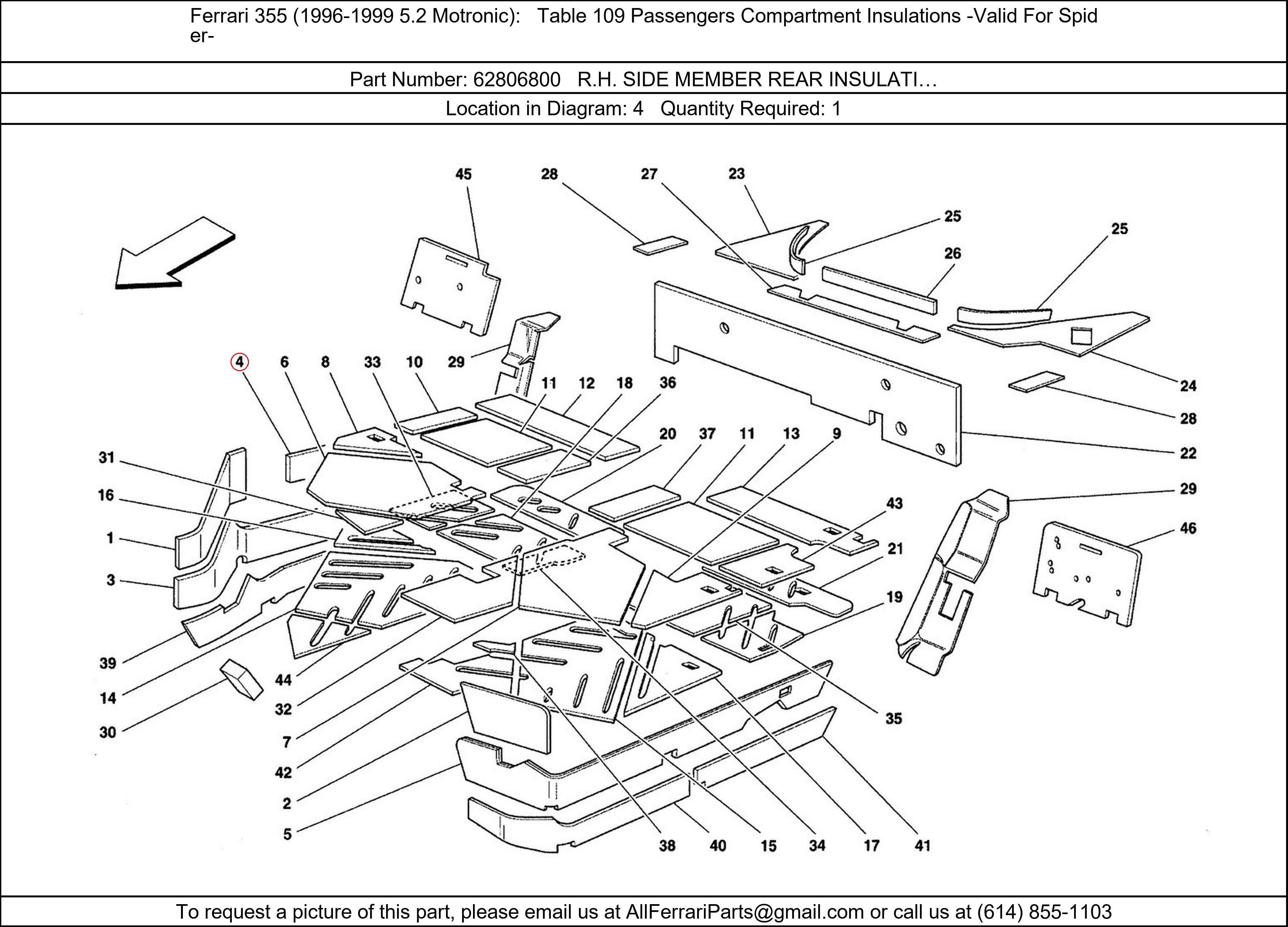 Ferrari Part 62806800