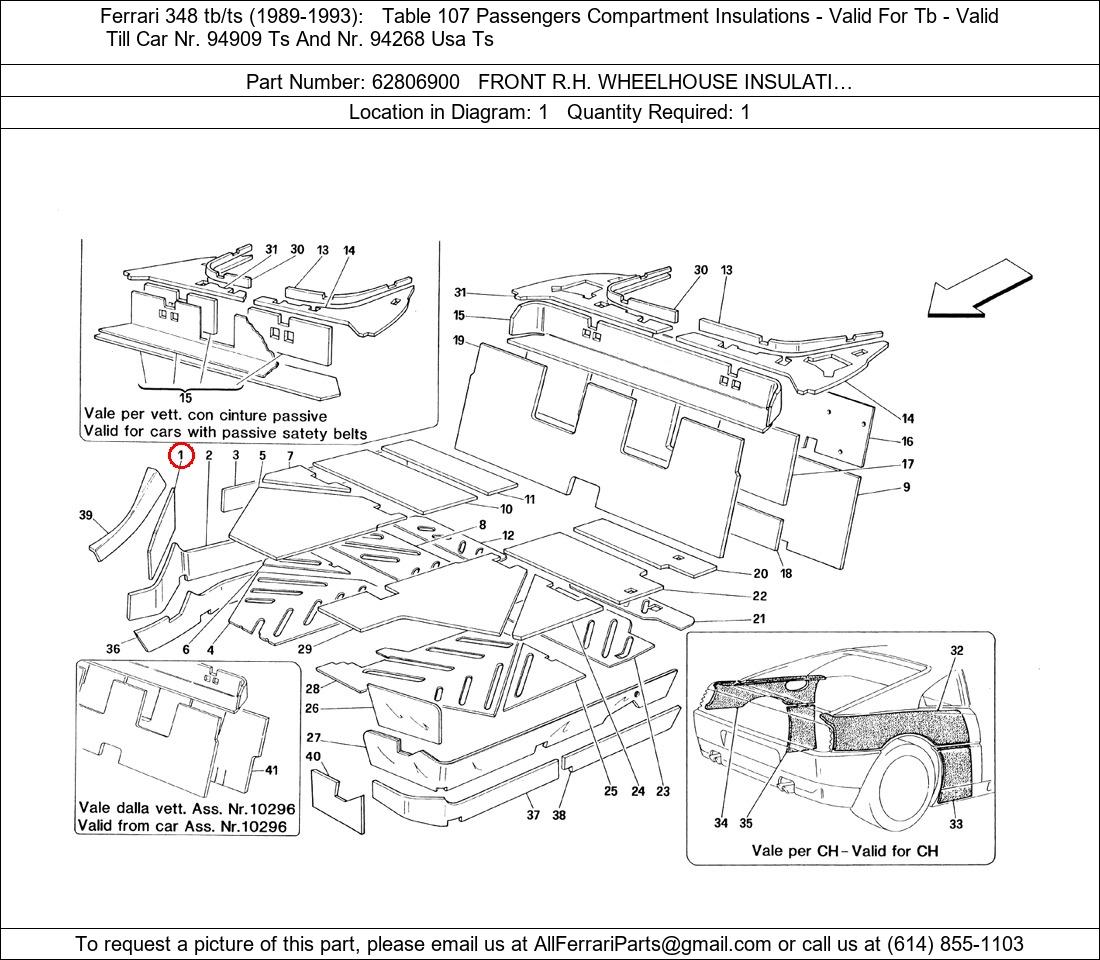 Ferrari Part 62806900