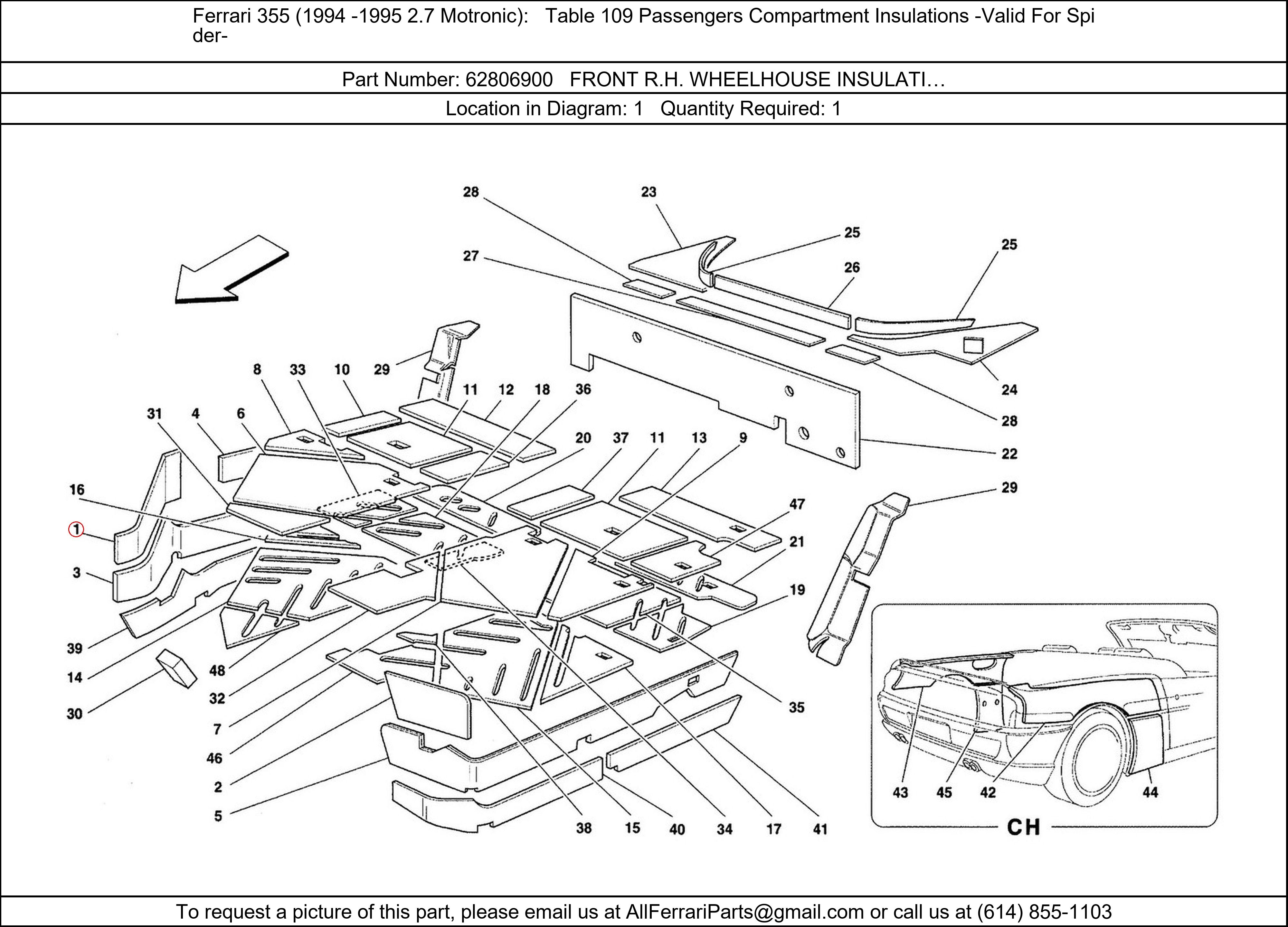 Ferrari Part 62806900