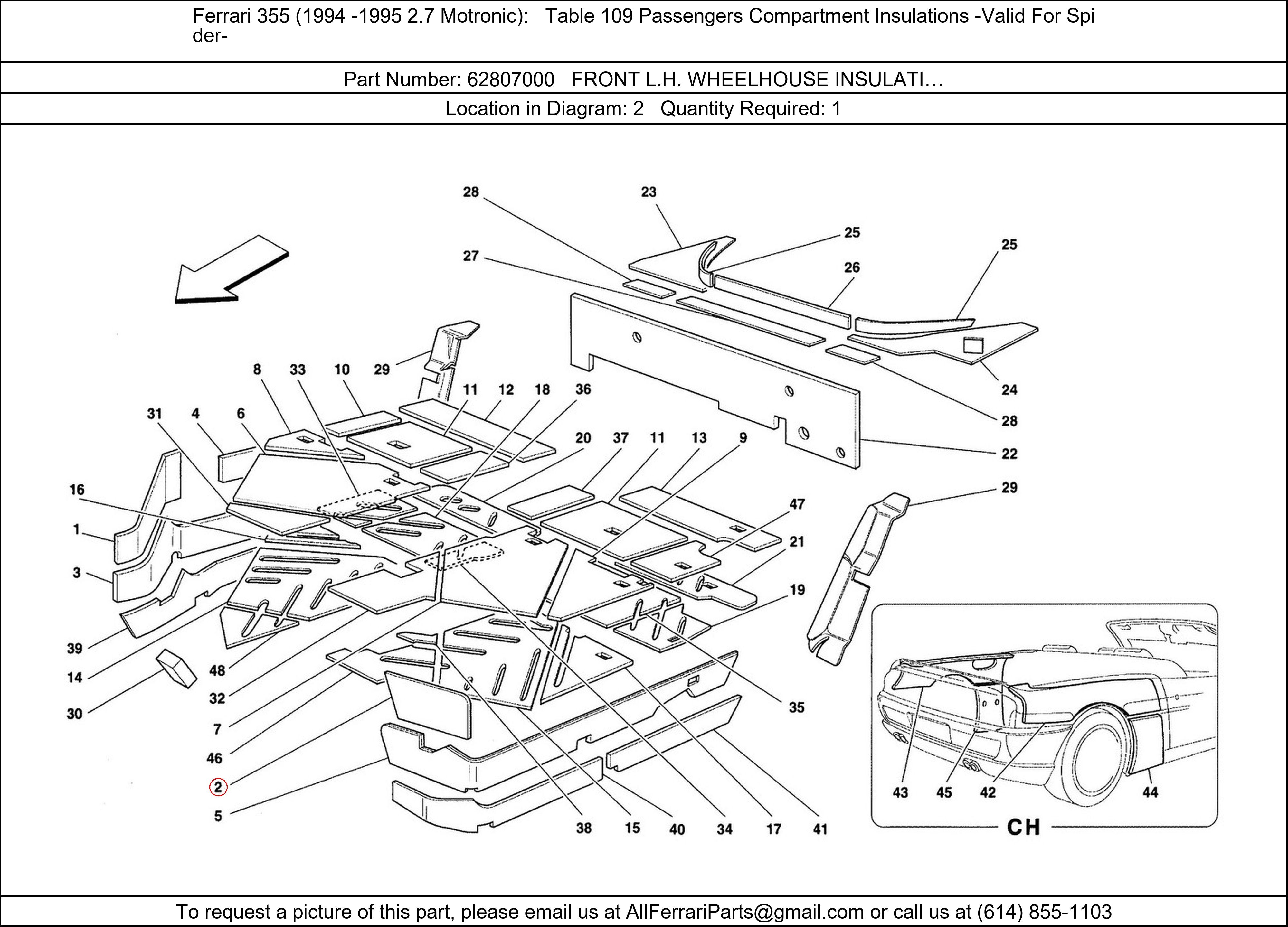 Ferrari Part 62807000