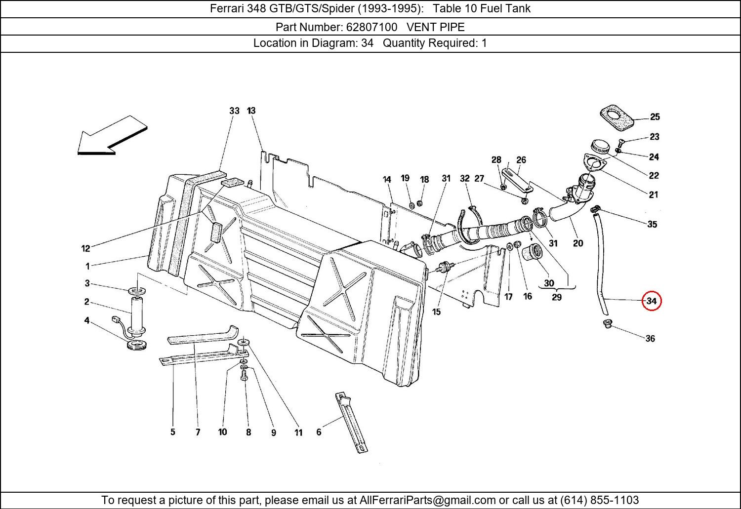 Ferrari Part 62807100