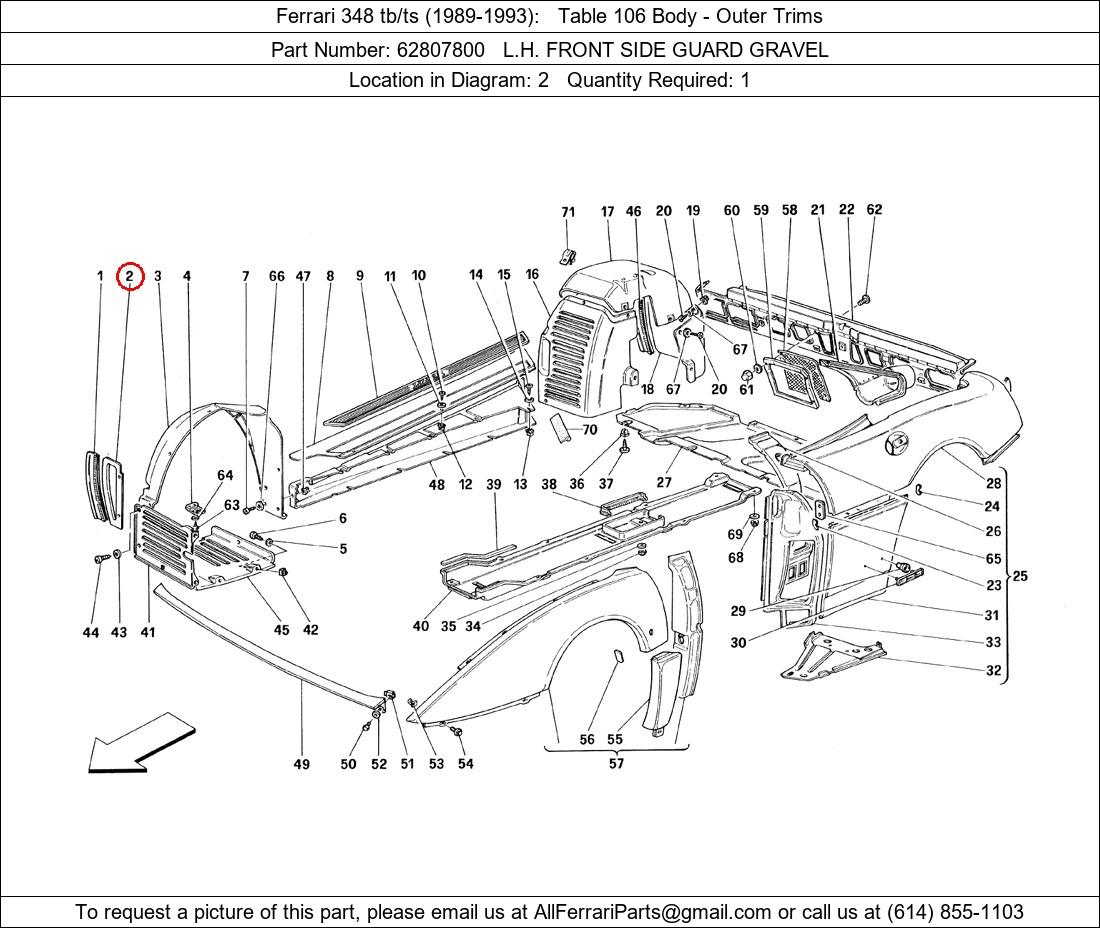 Ferrari Part 62807800