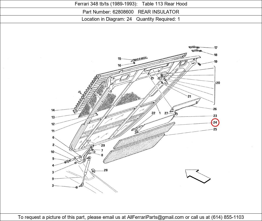 Ferrari Part 62808600