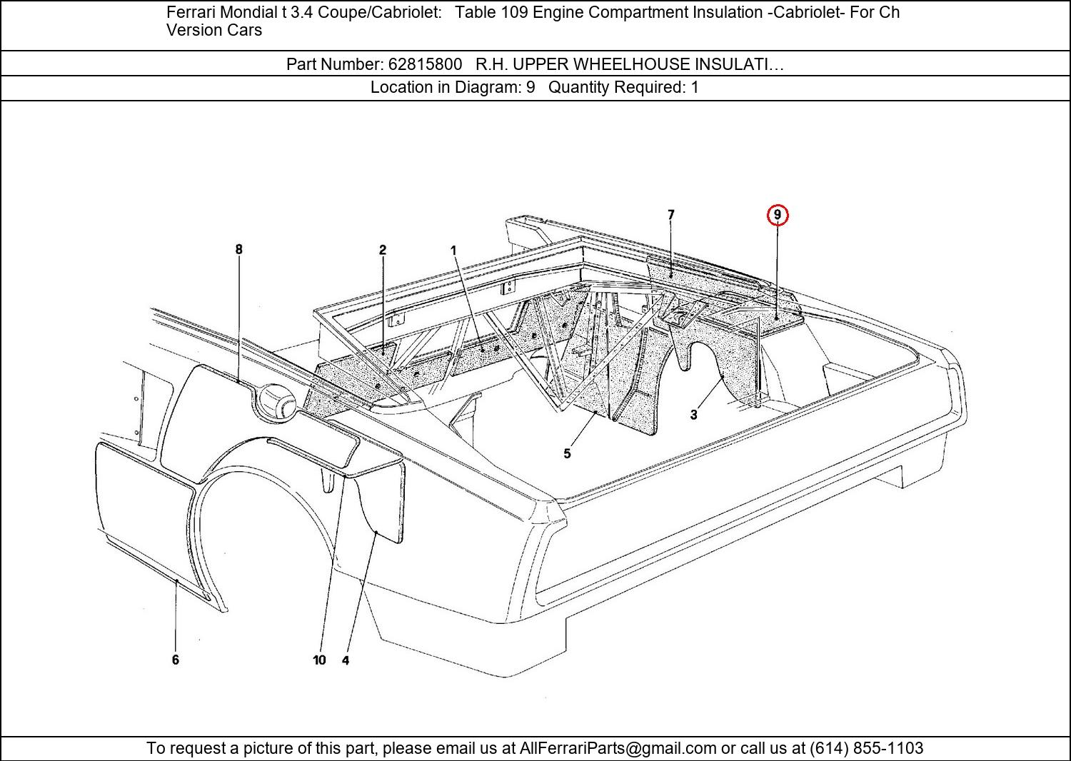 Ferrari Part 62815800