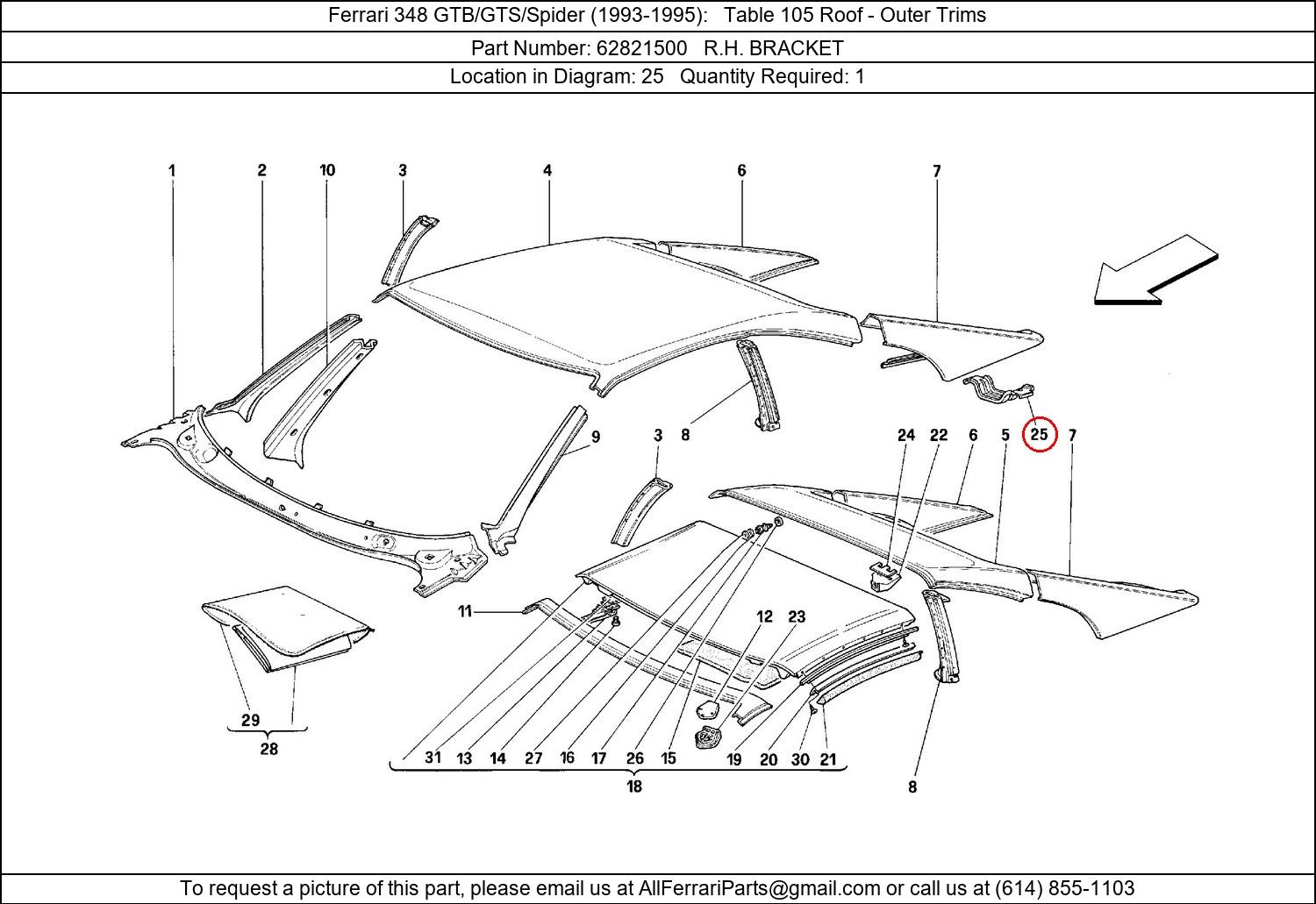 Ferrari Part 62821500