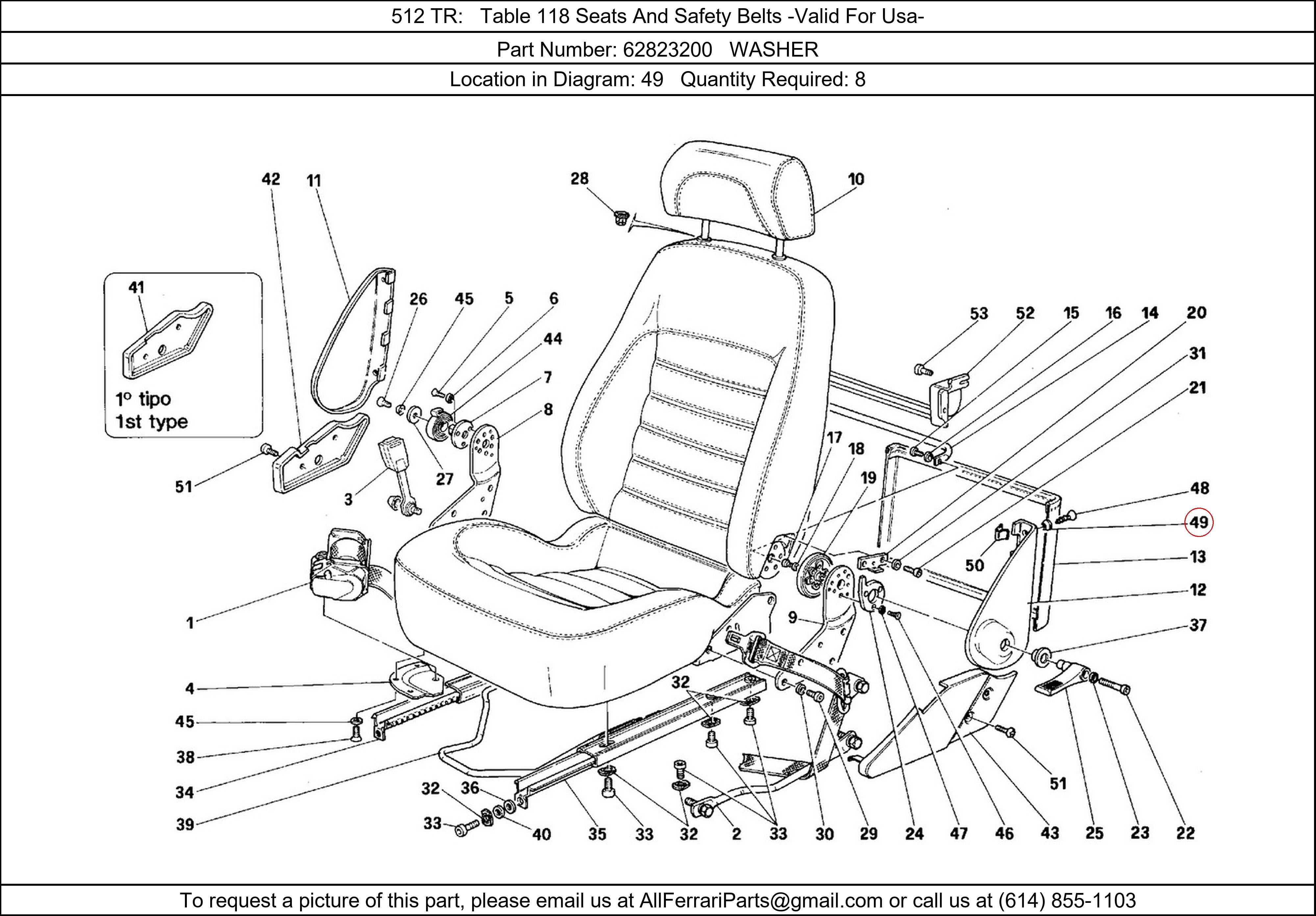 Ferrari Part 62823200