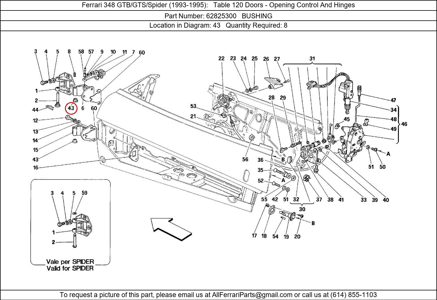 Ferrari Part 62825300