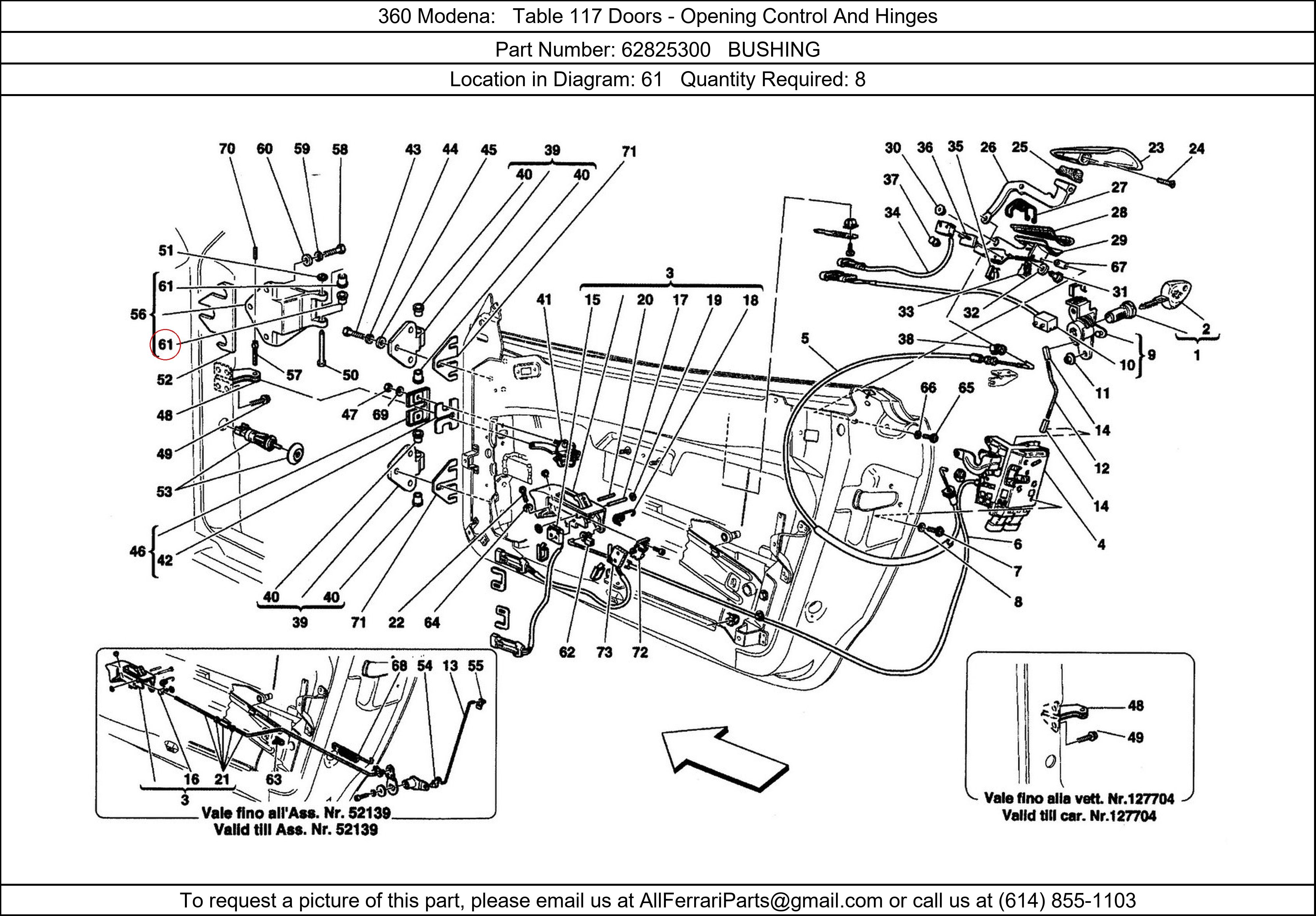 Ferrari Part 62825300