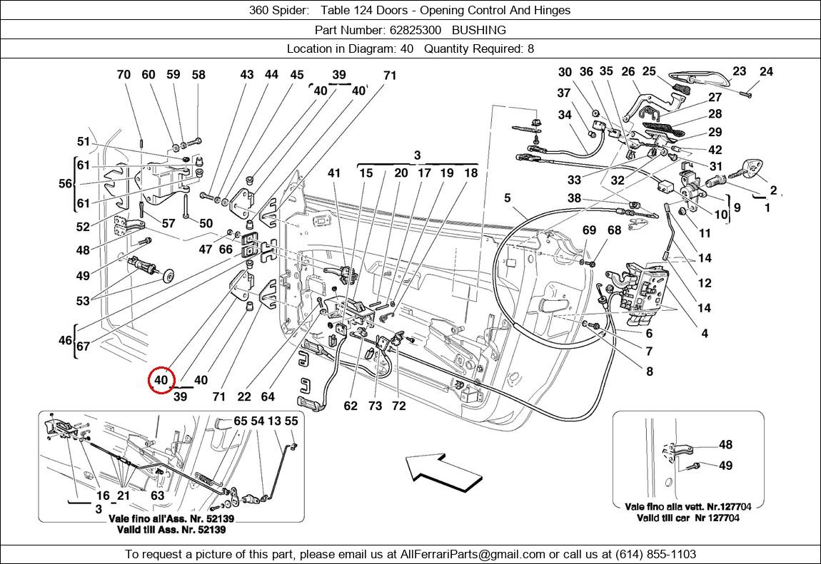 Ferrari Part 62825300