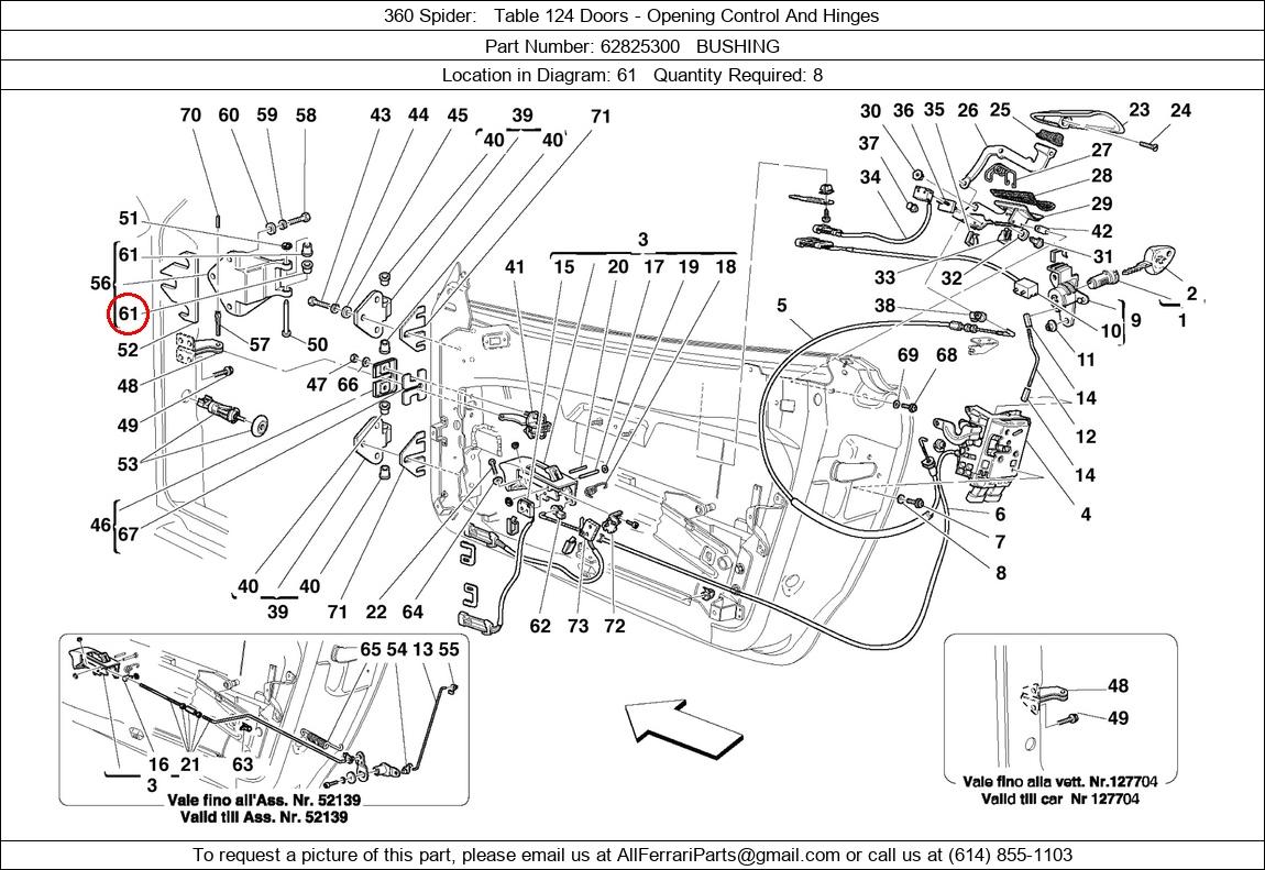 Ferrari Part 62825300