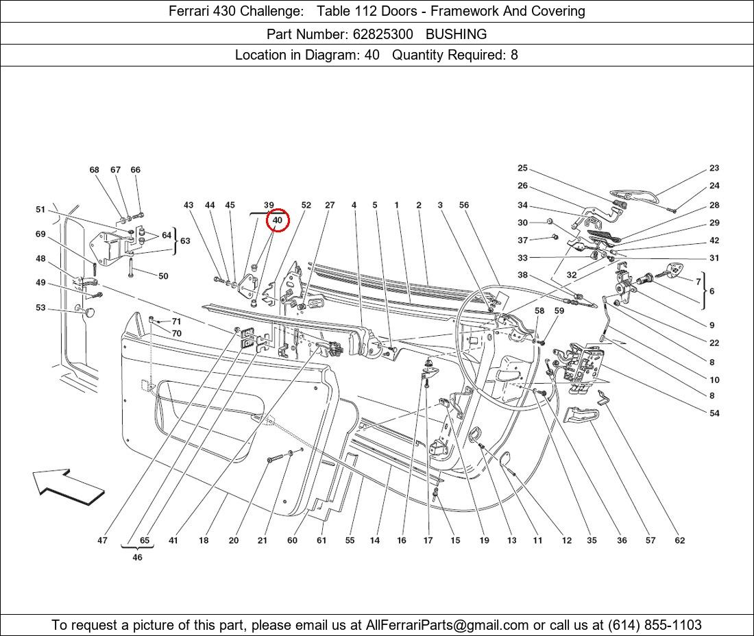 Ferrari Part 62825300