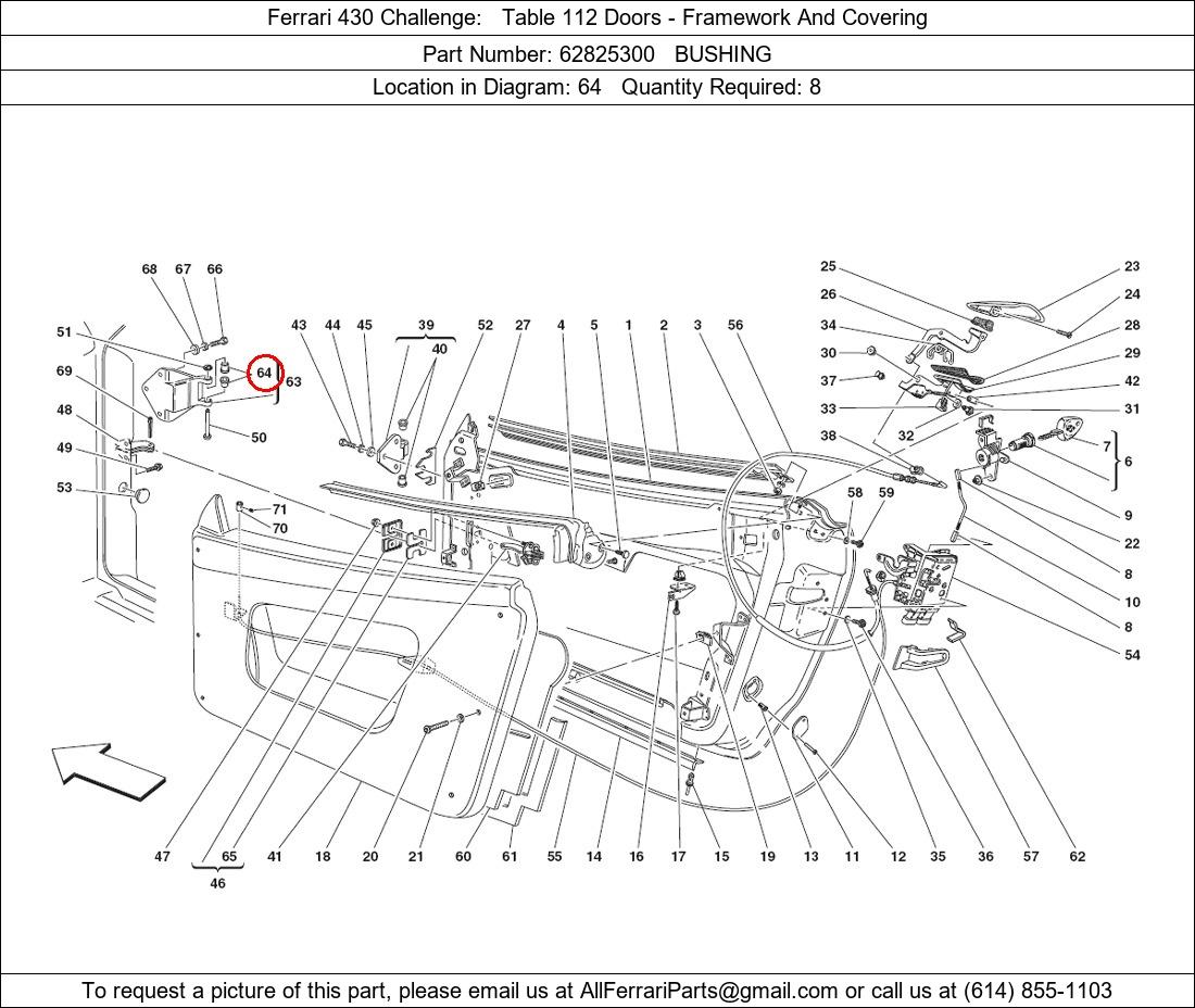 Ferrari Part 62825300