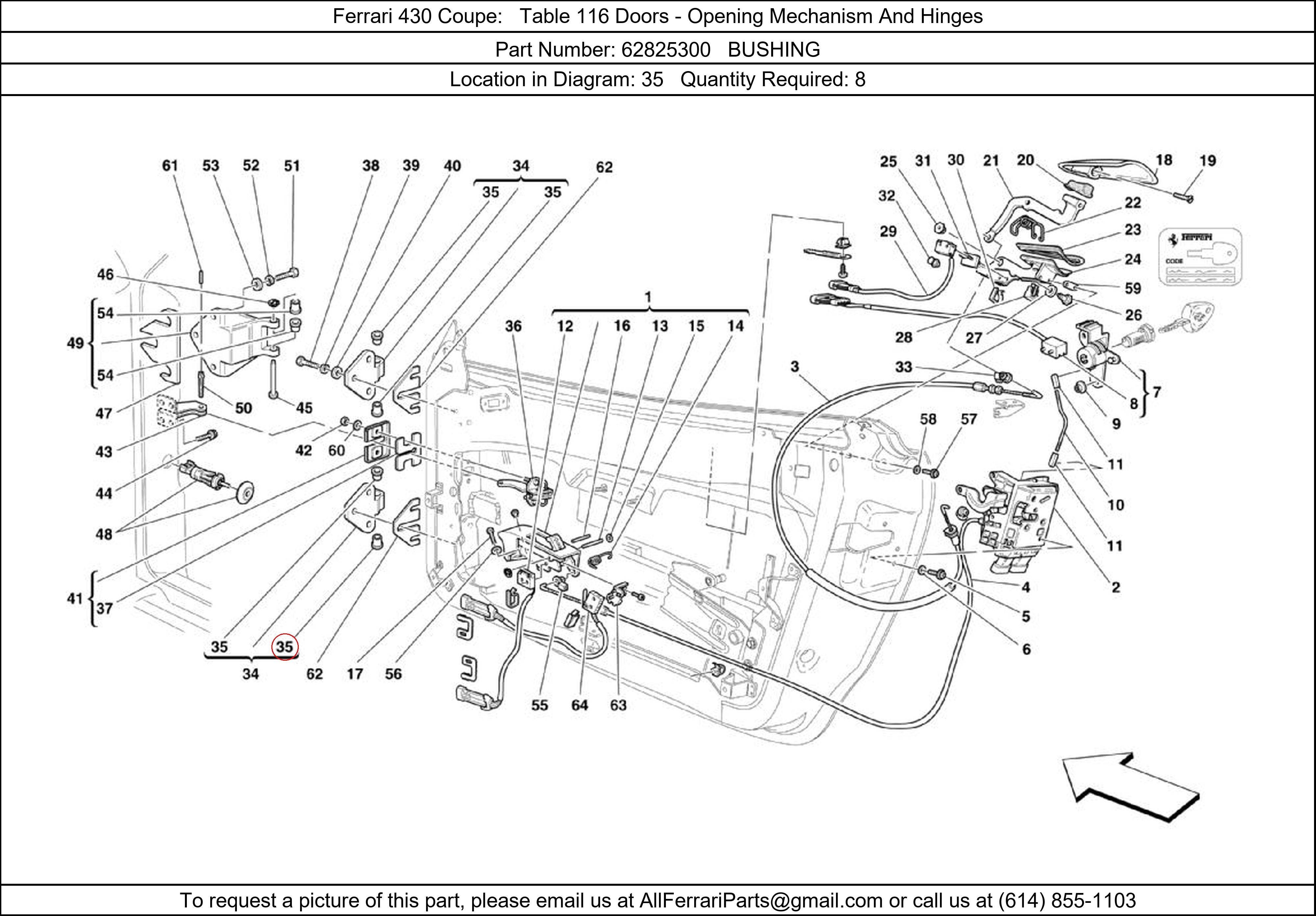 Ferrari Part 62825300