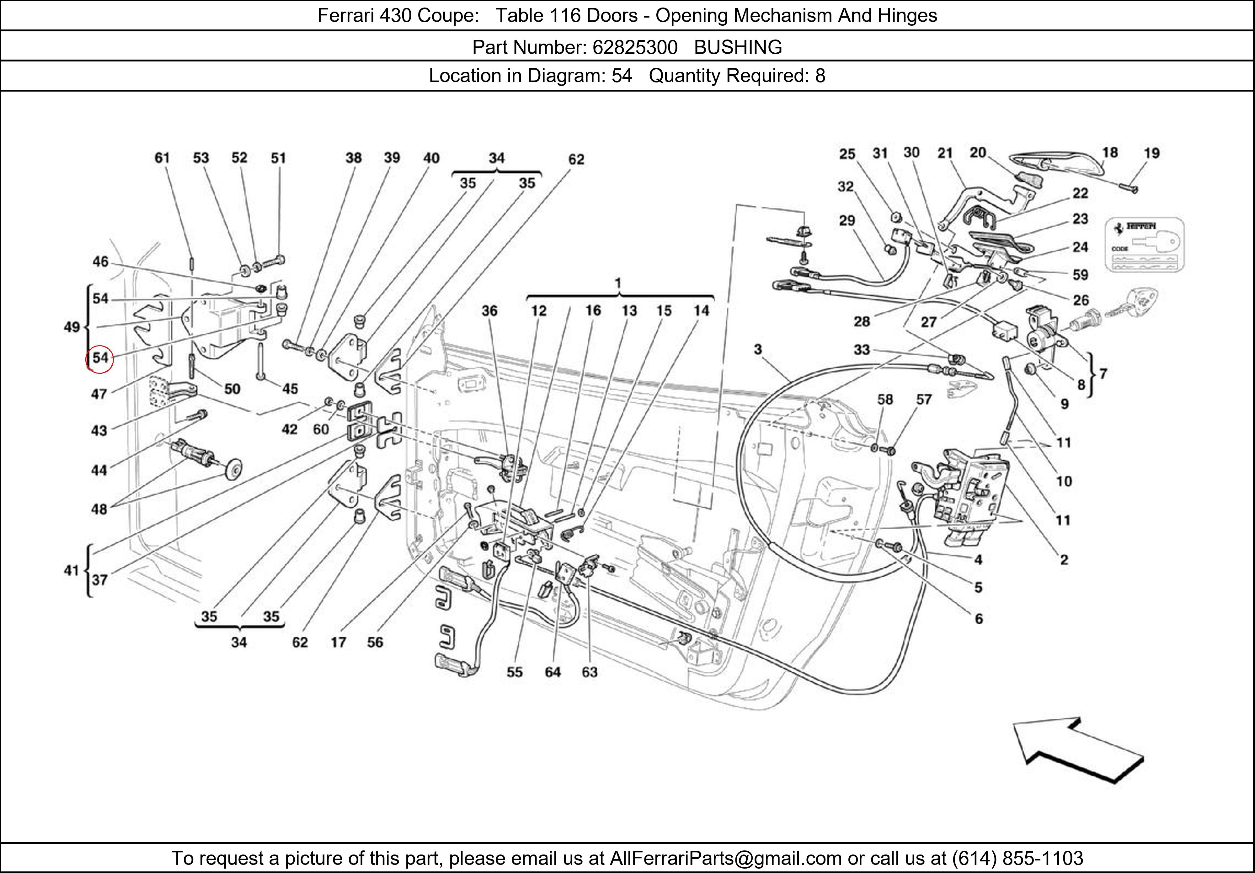 Ferrari Part 62825300