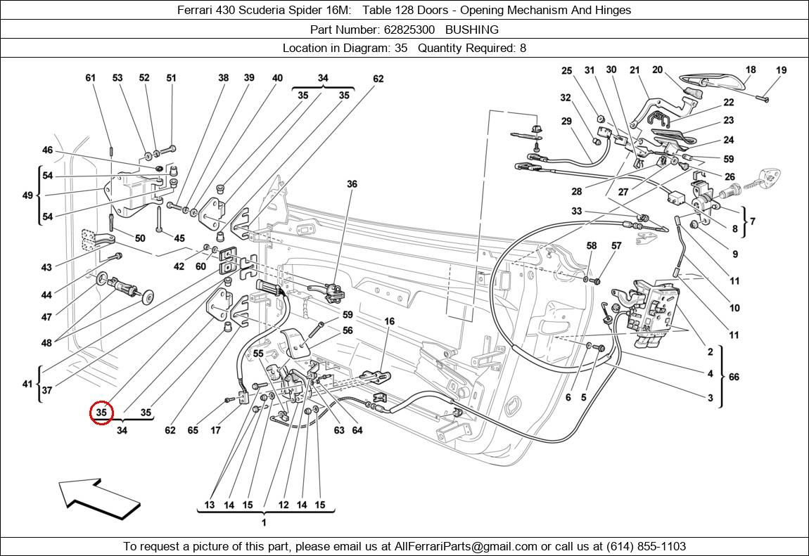 Ferrari Part 62825300