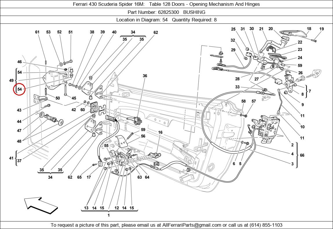 Ferrari Part 62825300