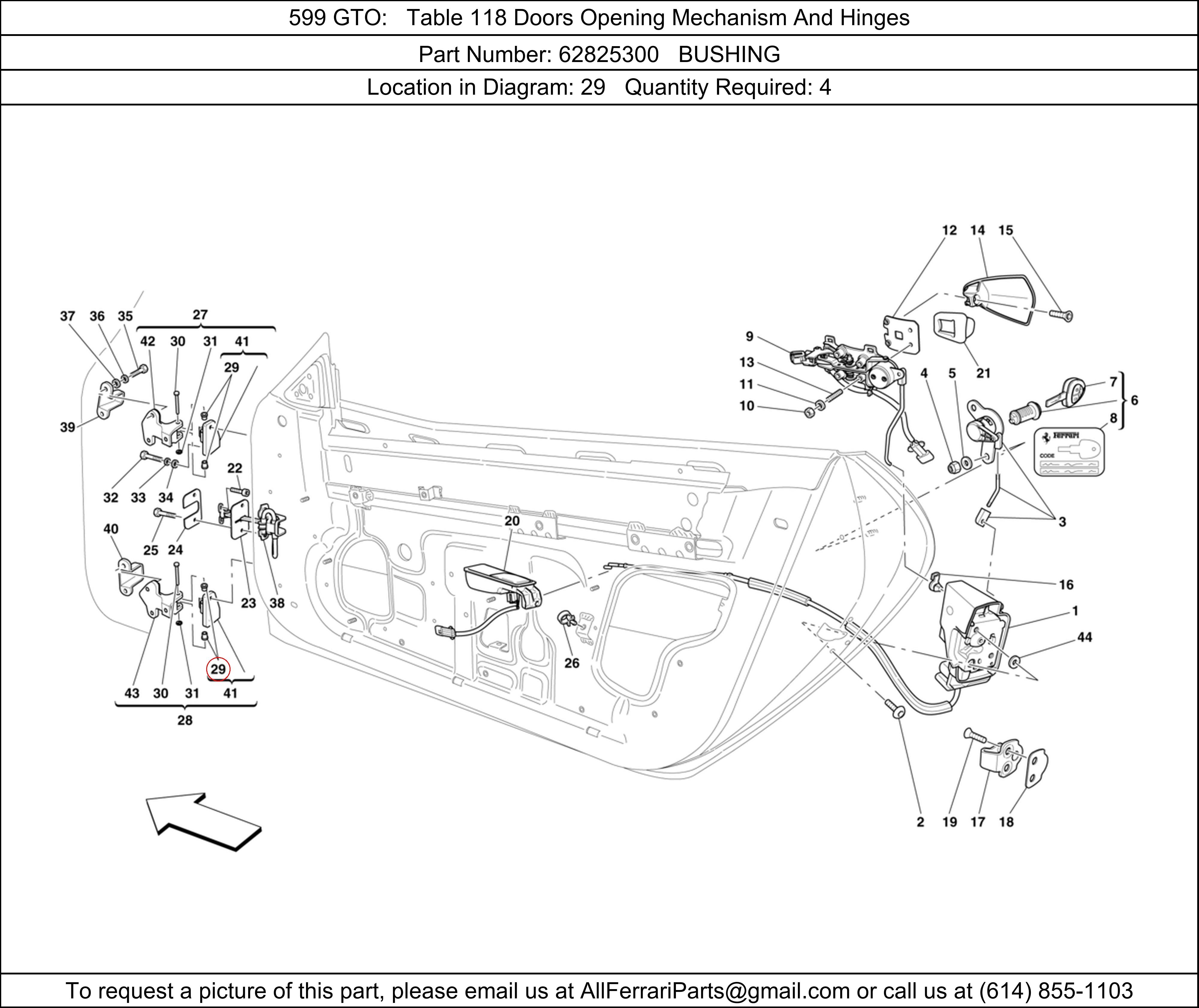 Ferrari Part 62825300