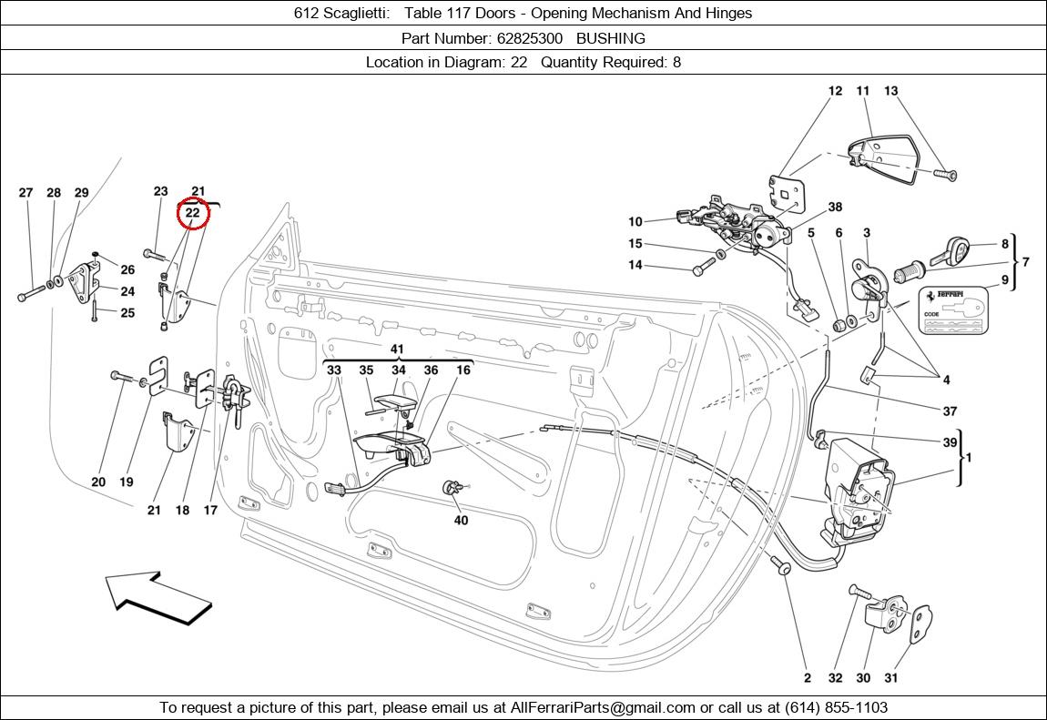 Ferrari Part 62825300