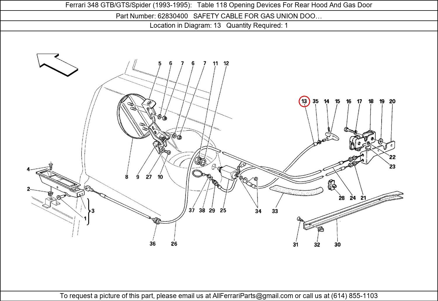 Ferrari Part 62830400