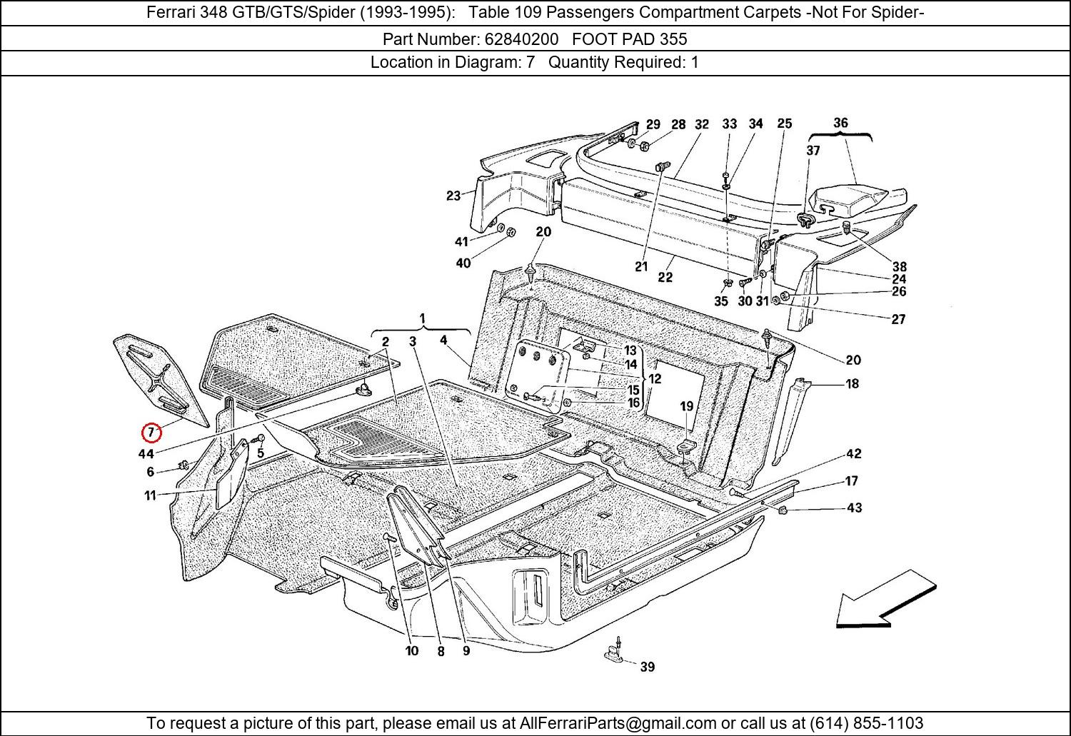 Ferrari Part 62840200