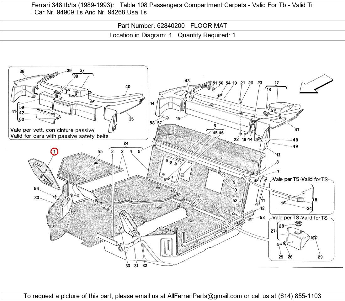 Ferrari Part 62840200