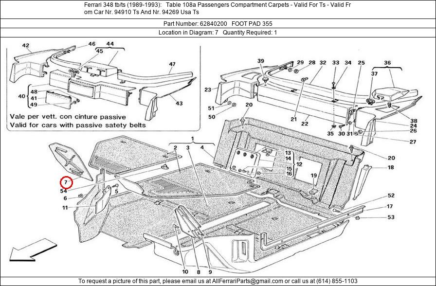 Ferrari Part 62840200